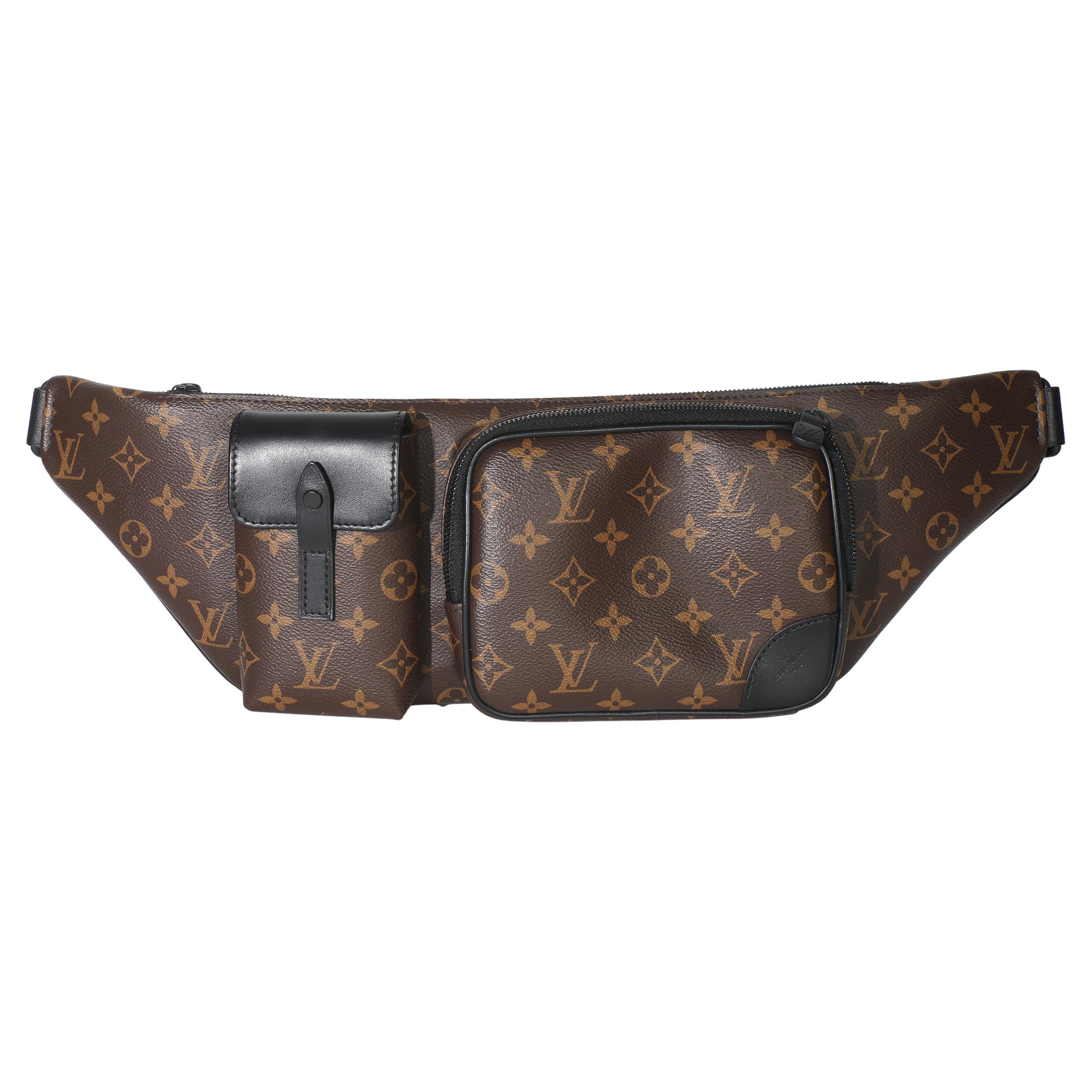Louis Vuitton Monogram Macassar Canvas Christopher Bumbag For Sale
