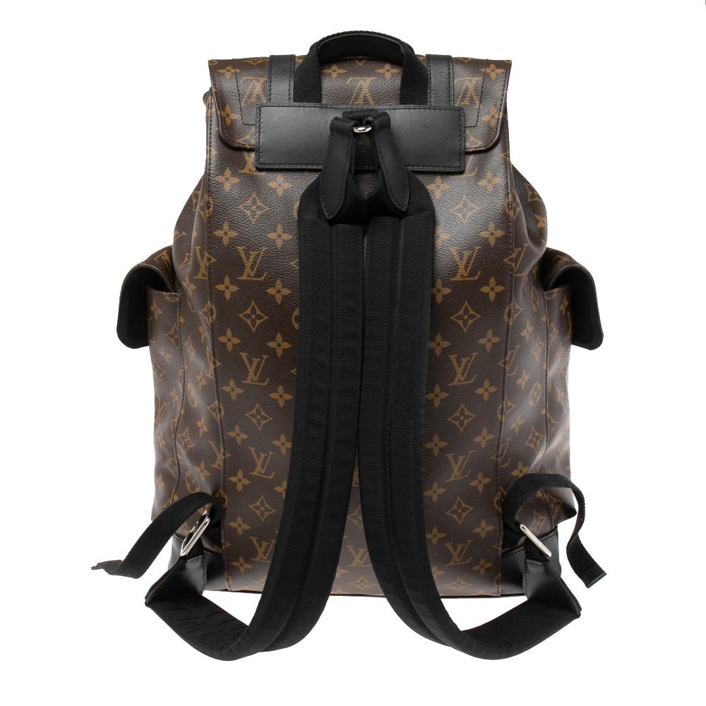 Louis Vuitton Monogram Macassar Canvas Christopher PM Backpack 2