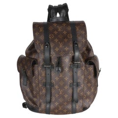 Louis Vuitton Monogram Macassar Canvas Christopher PM Backpack