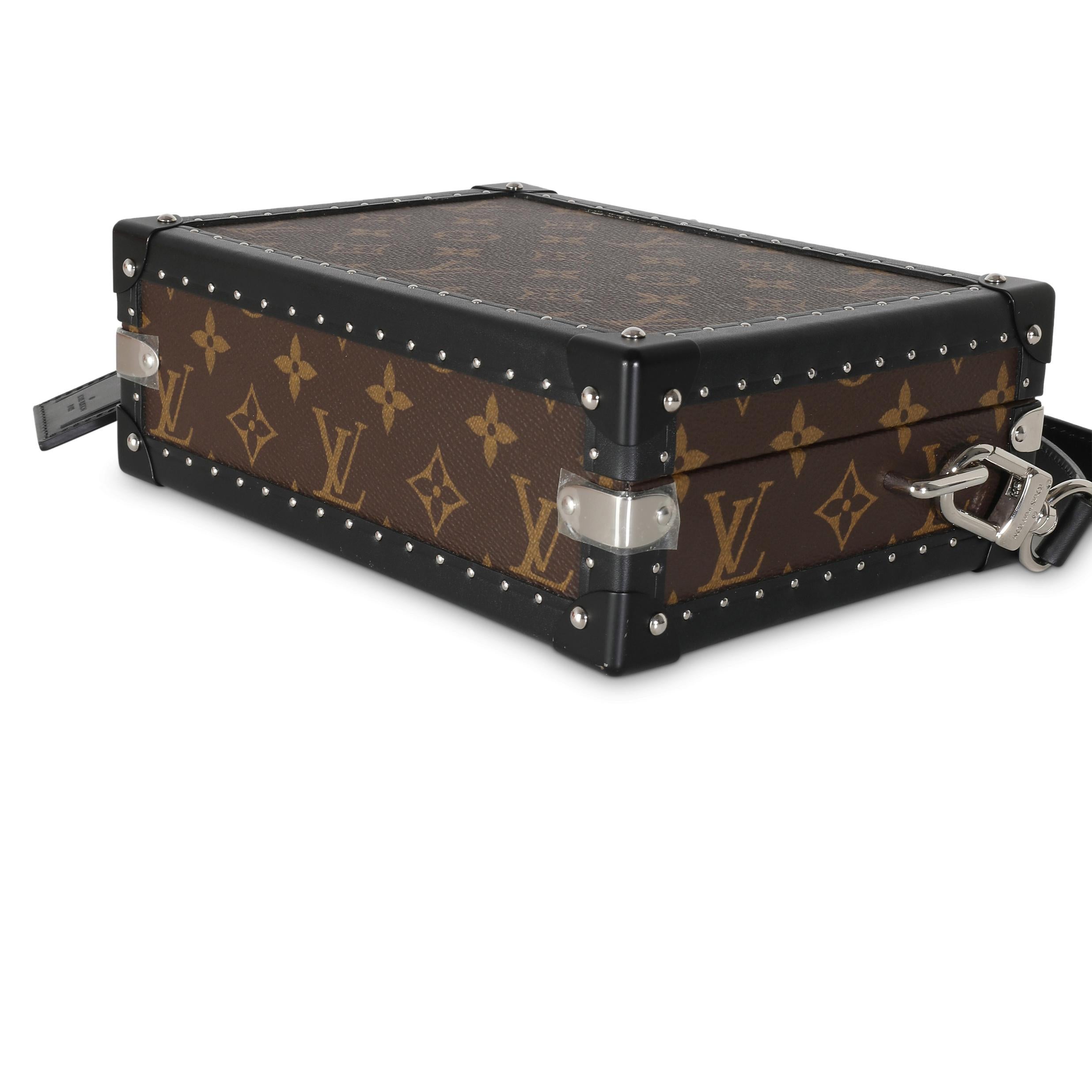 Louis Vuitton pochette en toile de Macassar avec monogramme en vente 1