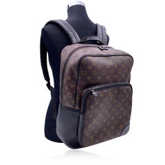 Louis Vuitton Monogram Macassar Canvas Dean Backpack Bag M45335