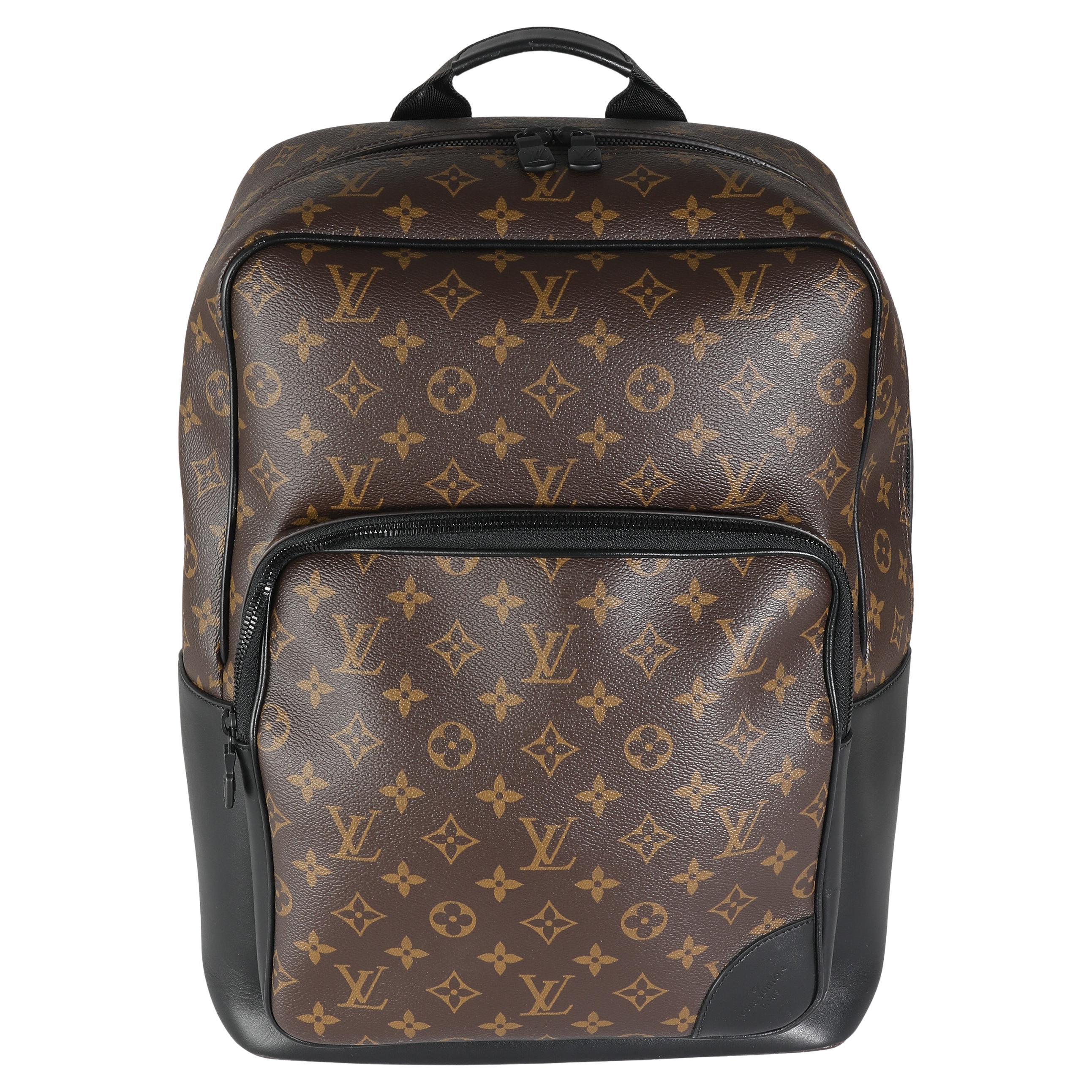 Zaino Louis Vuitton Monogram in tela Macassar Deans in vendita