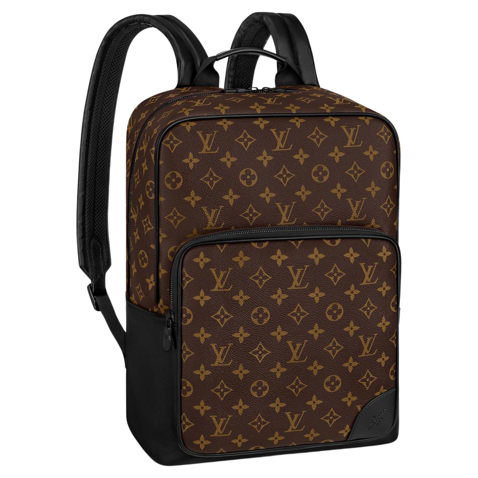Louis Vuitton Black grained calf leather LV Aerogram Backpack For Sale at 1stDibs