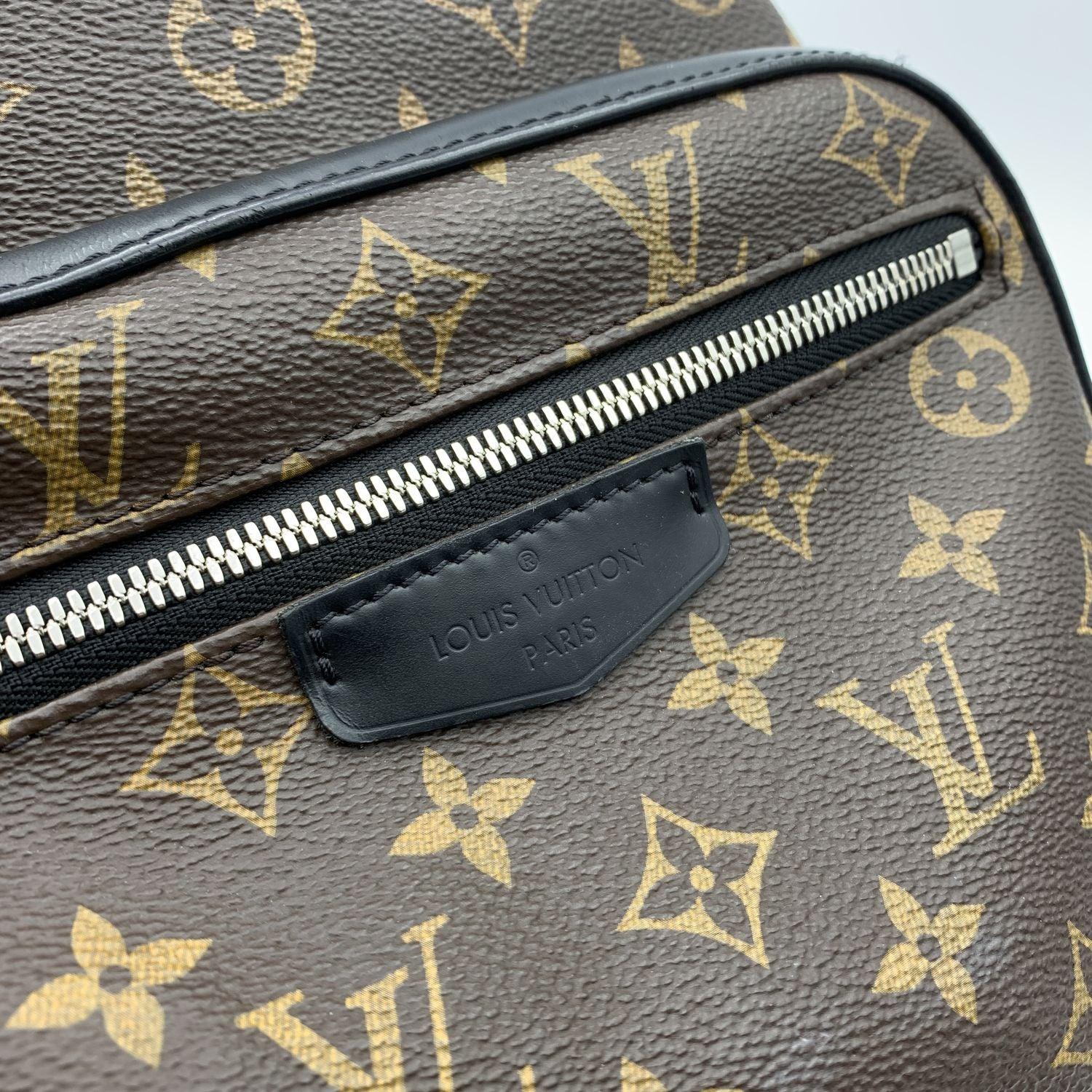 Louis Vuitton Monogram Macassar Canvas Josh Backpack Bag 3