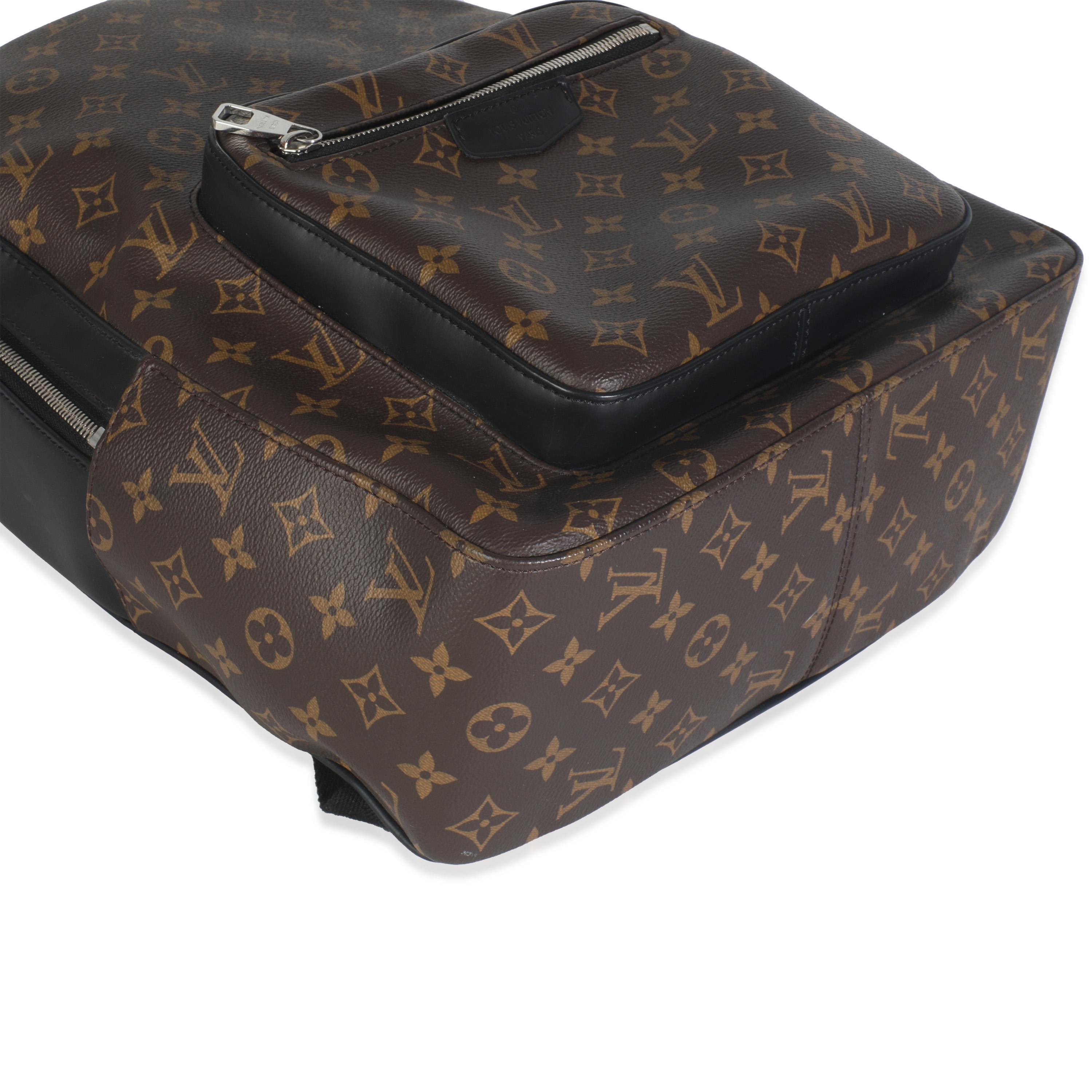 Donna Louis Vuitton Monogram Macassar Canvas Josh Backpack NM in vendita