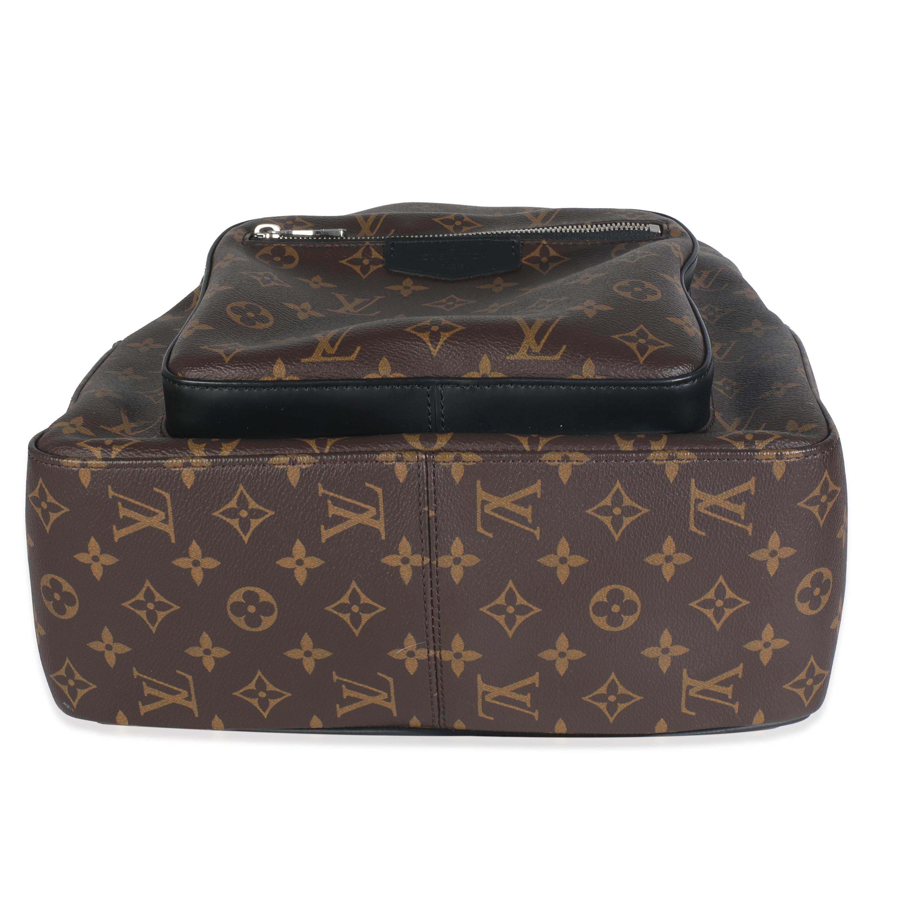 Louis Vuitton Monogram Macassar Canvas Josh Backpack NM in vendita 2