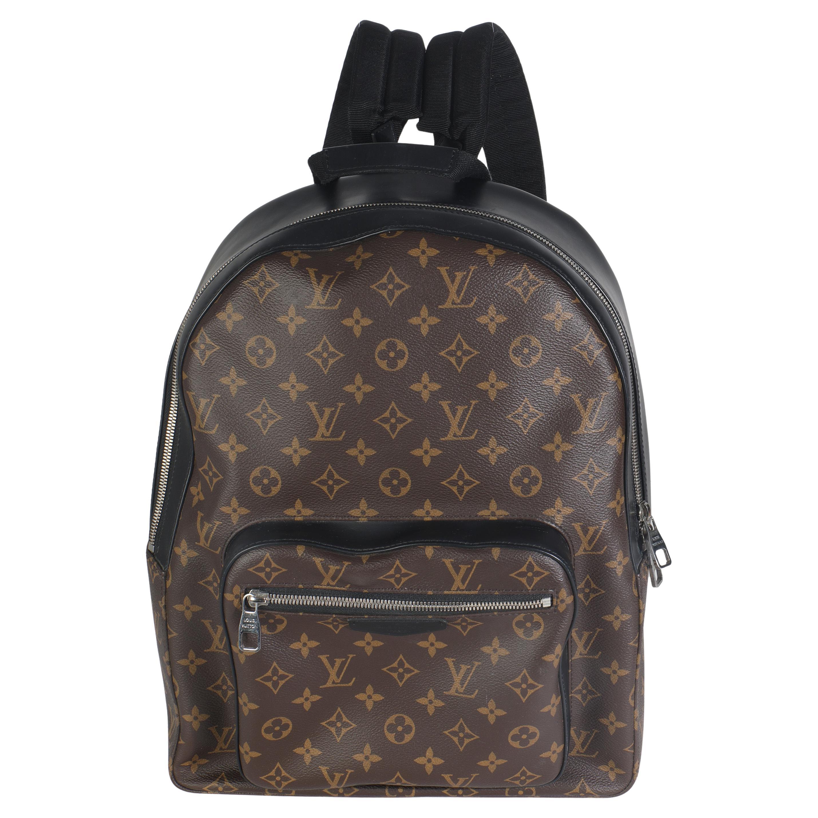 Louis Vuitton Monogram Macassar Canvas Josh Backpack NM in vendita