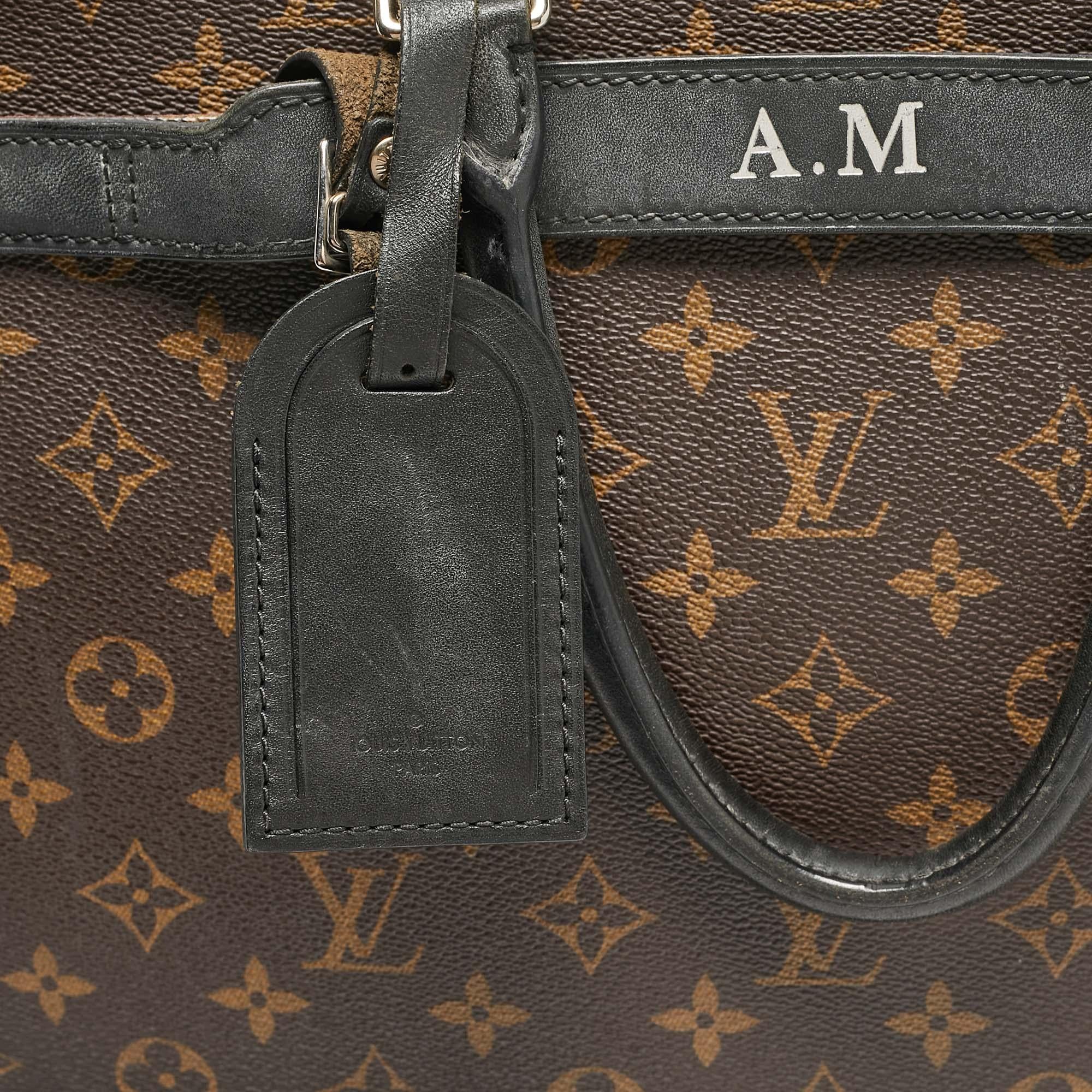 Louis Vuitton Monogram Macassar Canvas Porte-Documents Voyage Bag 5