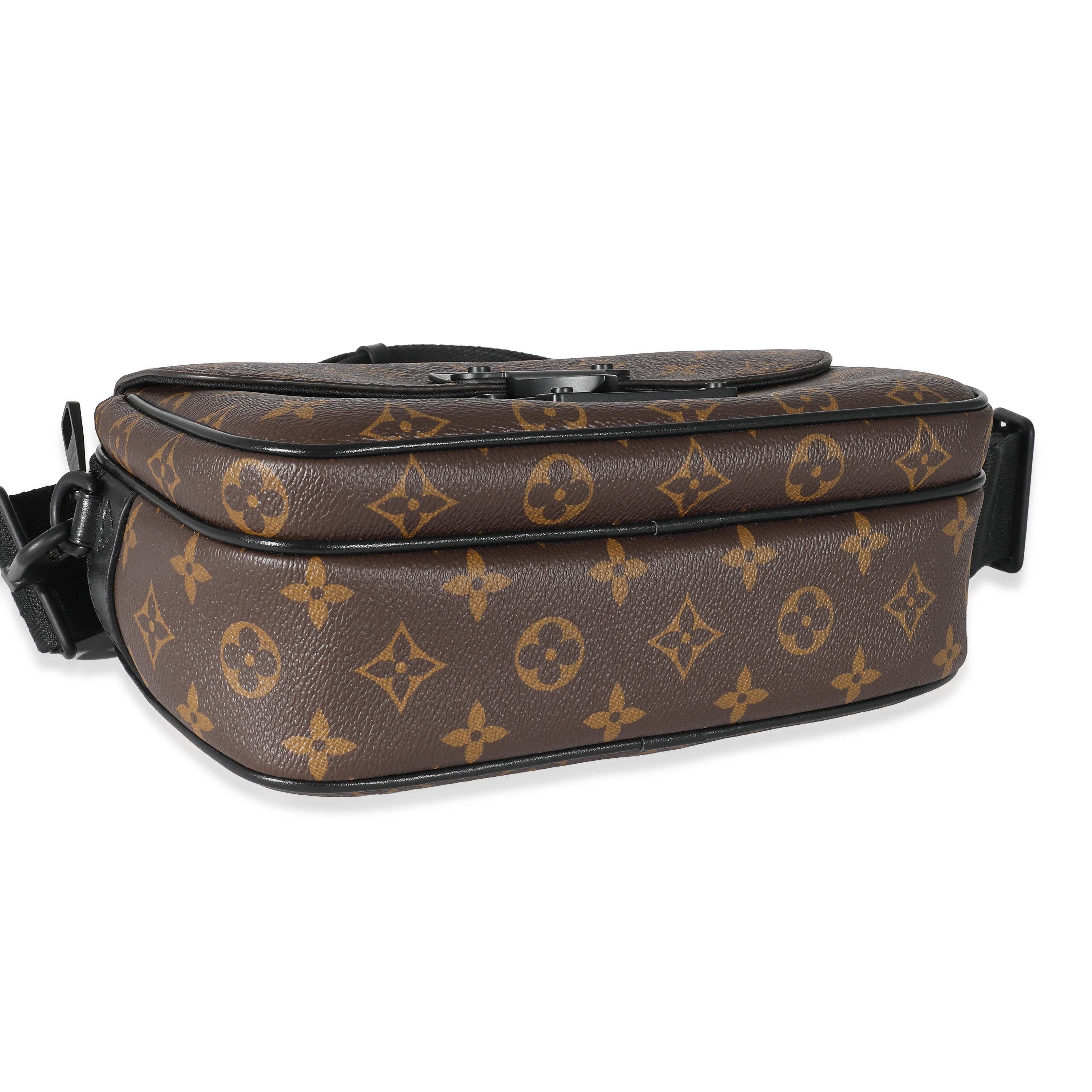 Listing Title: Louis Vuitton Monogram Macassar Canvas S Lock Messenger
SKU: 135708
MSRP: 2910.00 USD
Condition: Pre-owned 
Handbag Condition: Excellent
Condition Comments: Item is in excellent condition and displays light signs of wear. Light