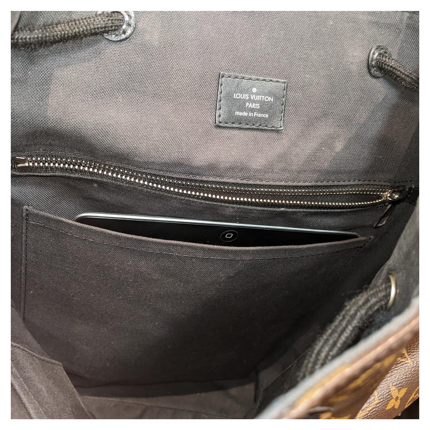 Louis Vuitton Monogram Macassar Christopher PM Backpack 1
