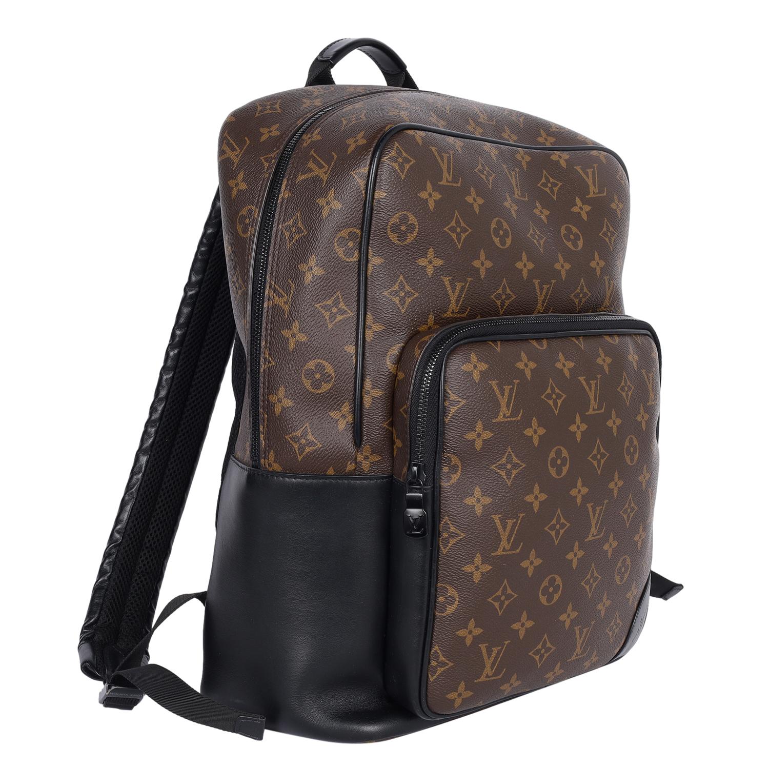 LOUIS VUITTON Monogram Macassar Dean Backpack For Sale 2