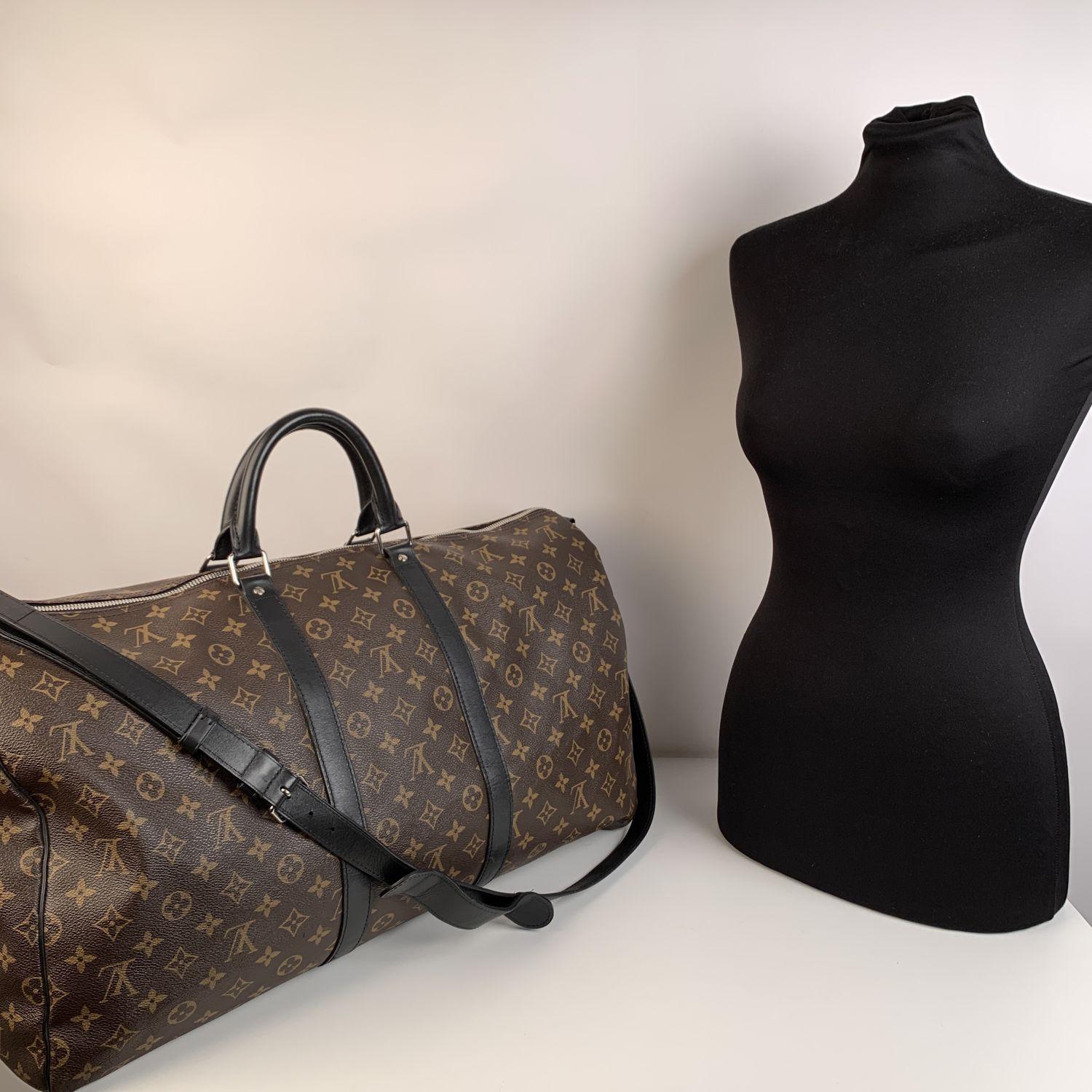Louis Vuitton Monogram Macassar Keepall 55 Bandouliere Travel Bag For Sale  at 1stDibs | keepall 55 macassar, keepall macassar, louis vuitton keepall  macassar