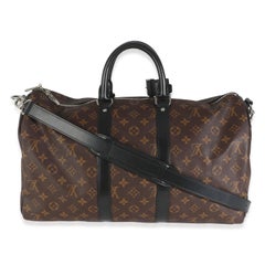 Louis Vuitton Monogram Macassar Keepall Bandouliere 45