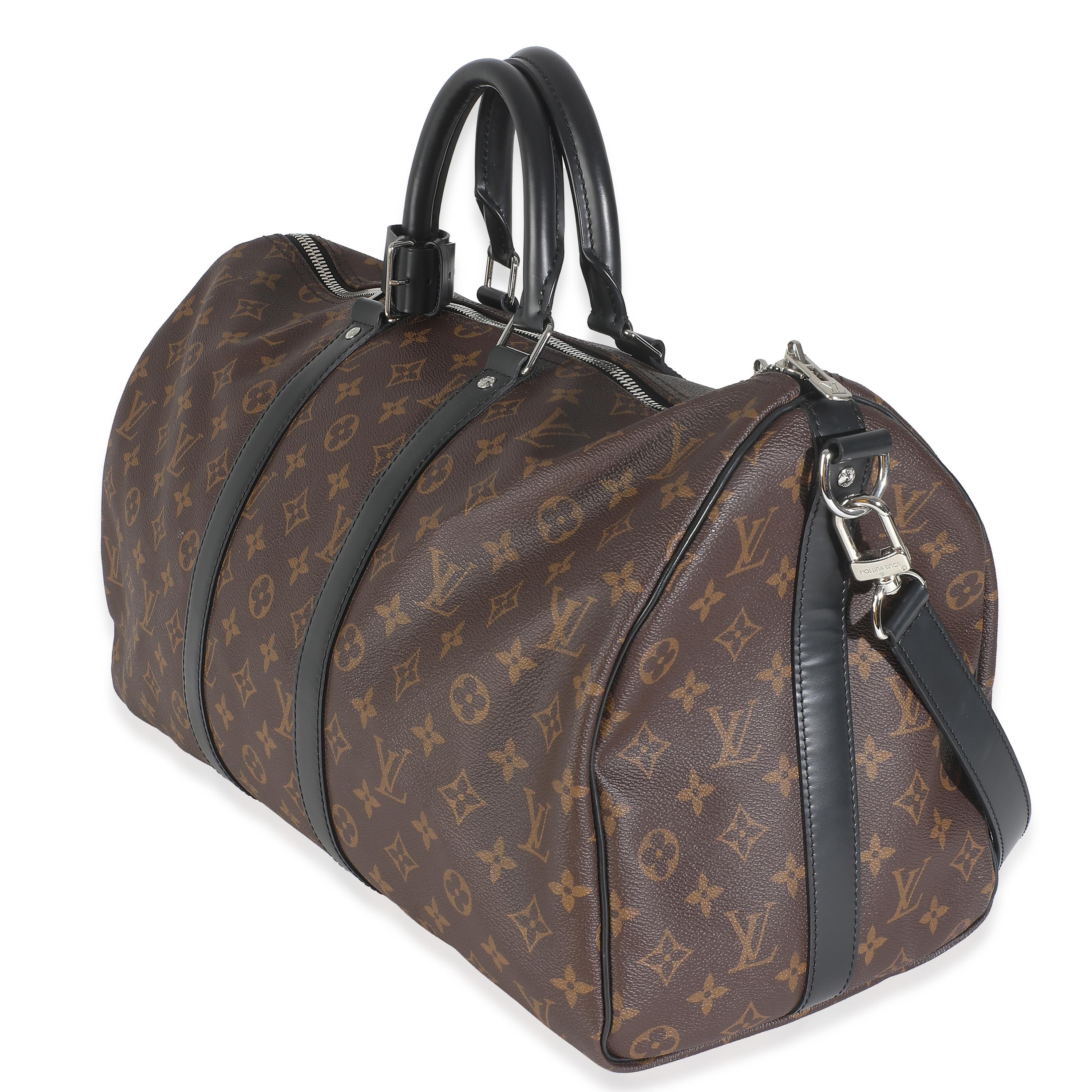 Louis Vuitton Monogram Makassar Keepall Bandouliere 45 im Zustand „Hervorragend“ im Angebot in New York, NY
