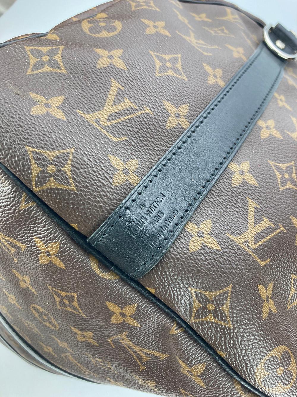 Louis Vuitton Monogram Macassar Keepall Bandoulière 45  für Damen oder Herren im Angebot