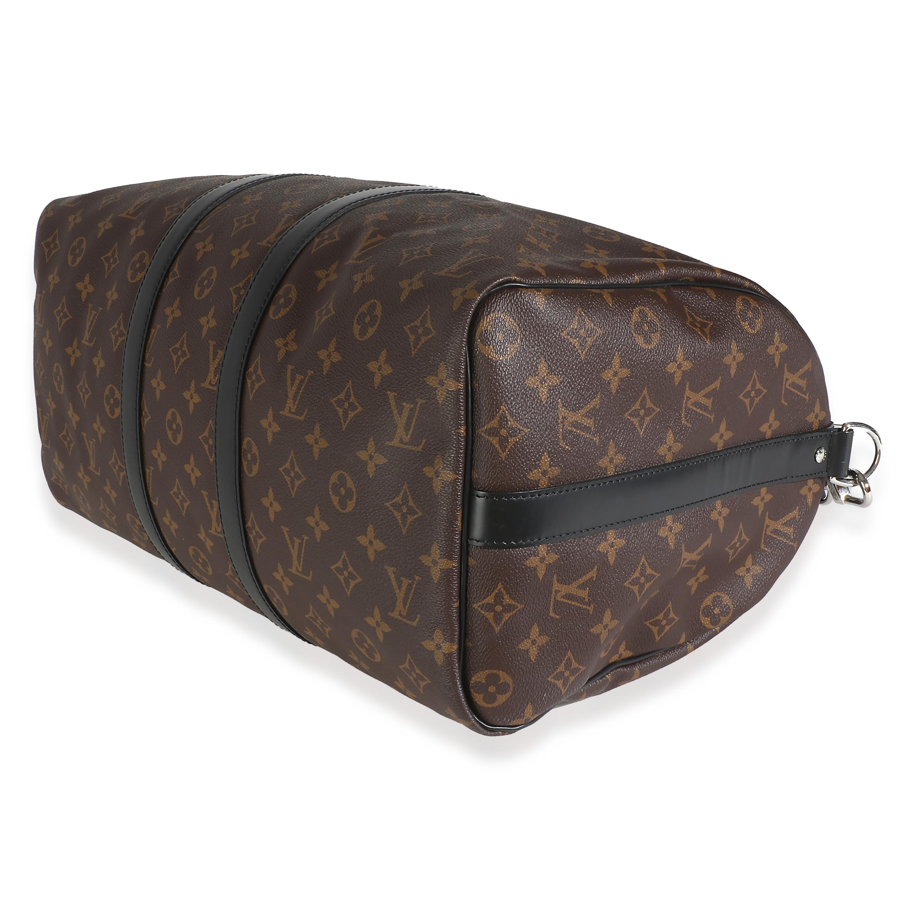 Louis Vuitton Monogram Makassar Keepall Bandouliere 45 für Damen oder Herren im Angebot