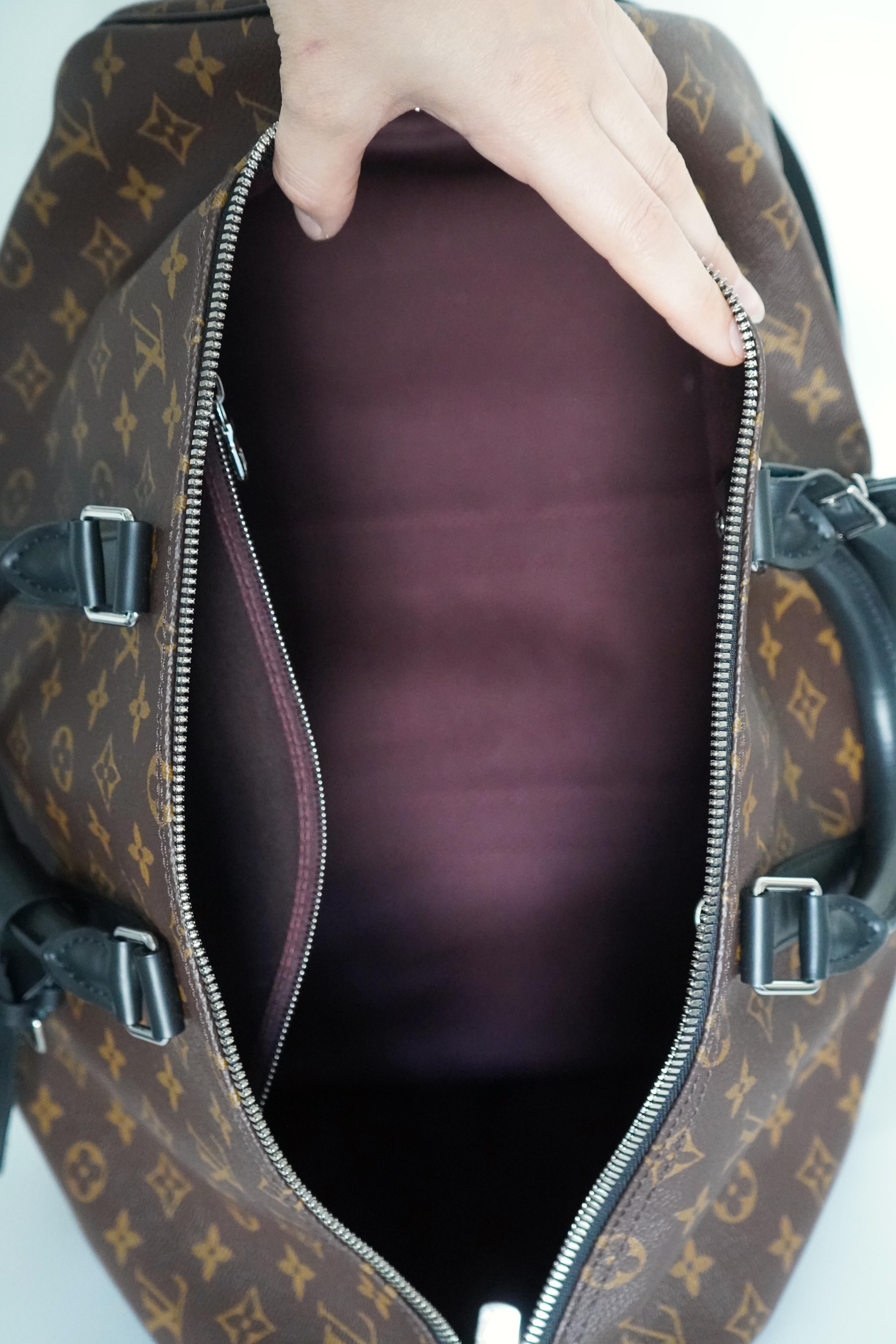 Louis Vuitton Monogram Macassar Keepall Bandoulière 45 1