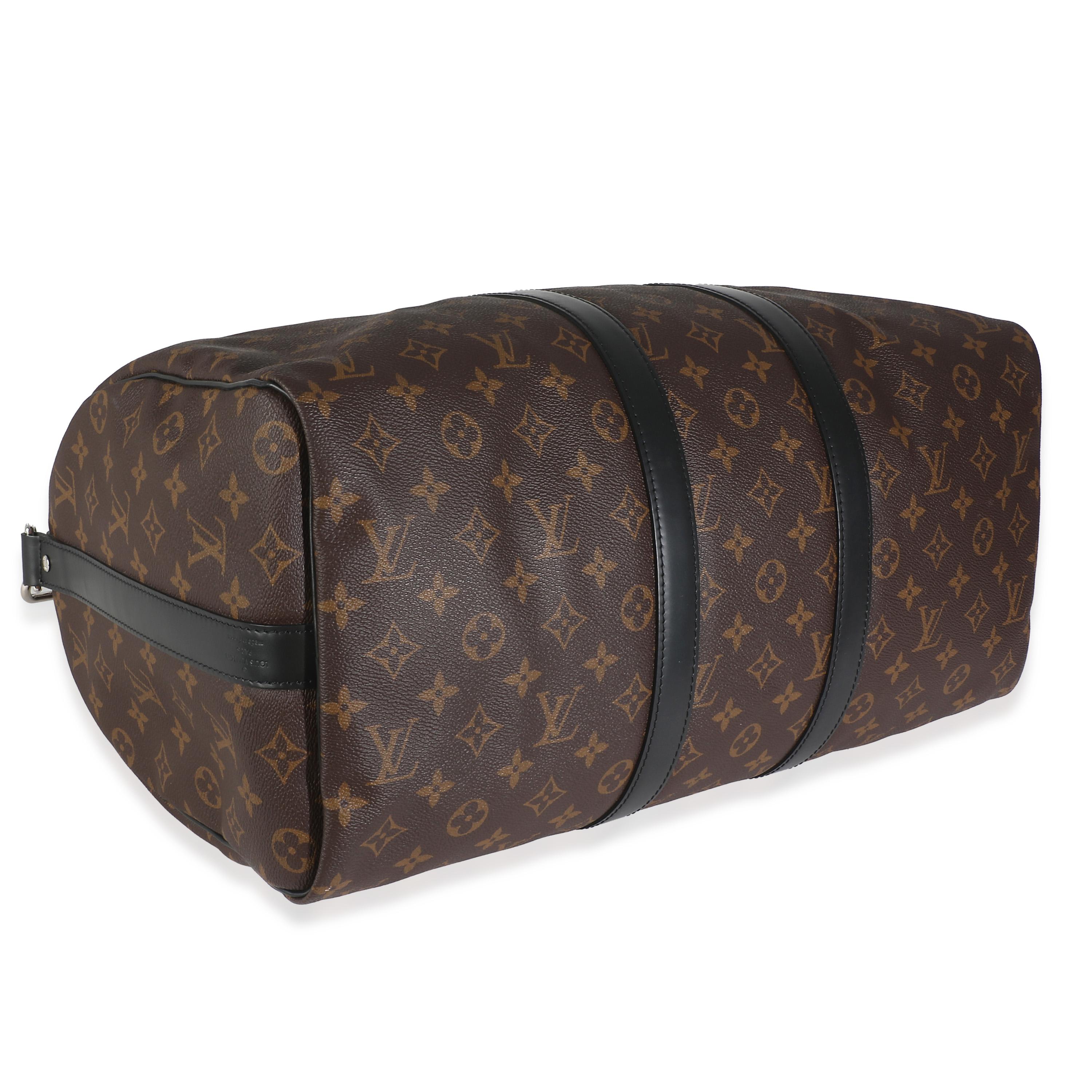 Louis Vuitton Monogram Makassar Keepall Bandouliere 45 im Angebot 2