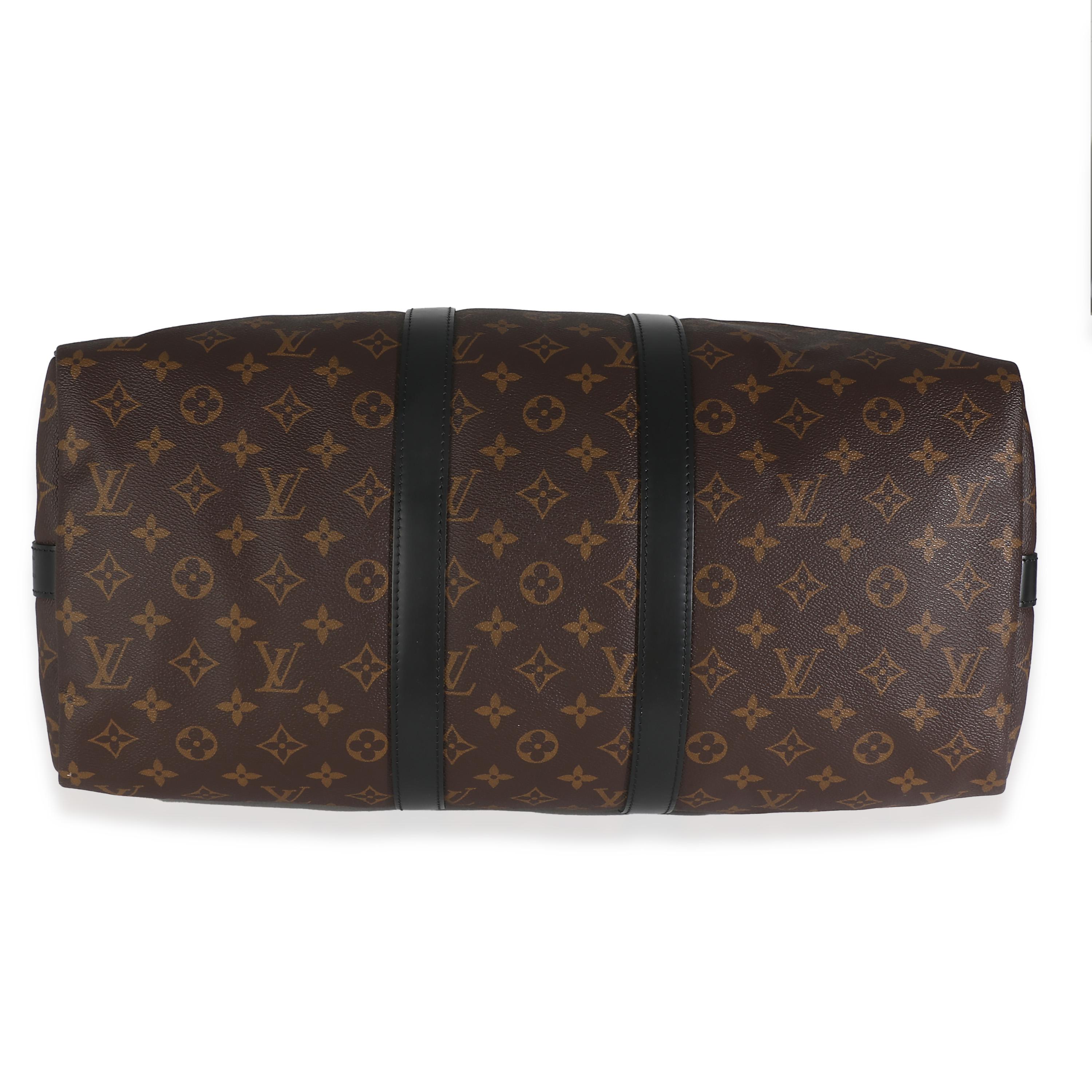 Louis Vuitton Monogram Makassar Keepall Bandouliere 45 im Angebot 3