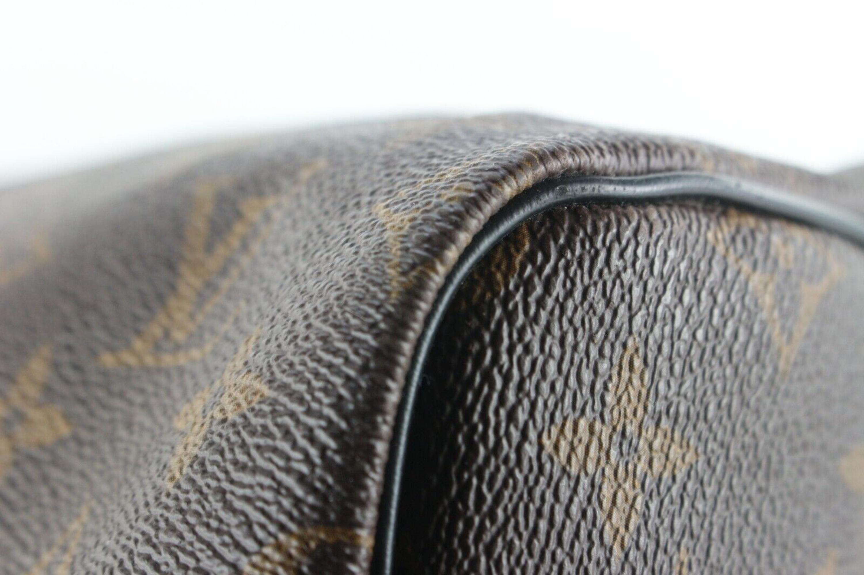 Women's Louis Vuitton Monogram Macassar Keepall Bandouliere 55 Duffle with Strap 1LK1229 For Sale