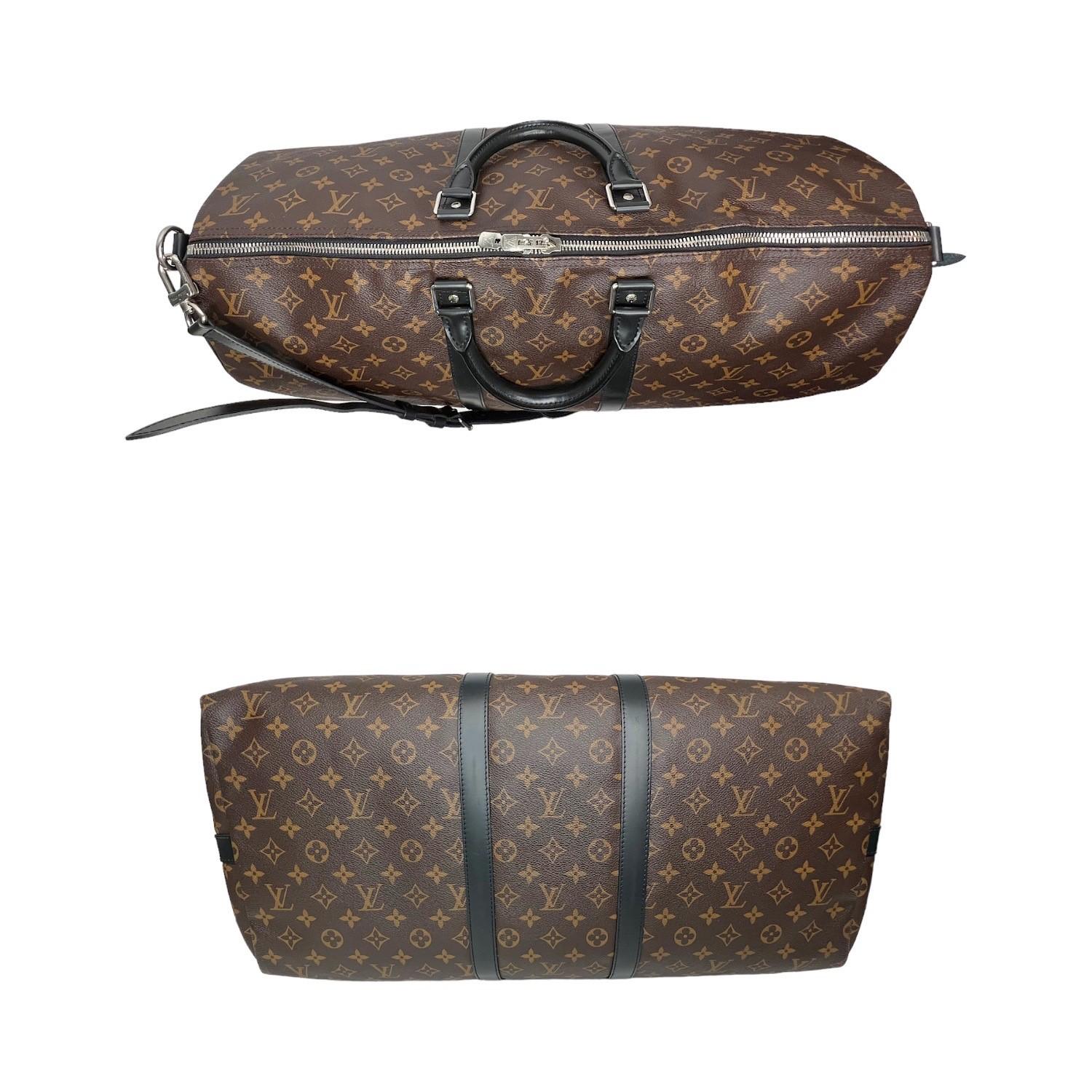 Louis Vuitton Monogram Macassar Keepall Bandoulière 55 1