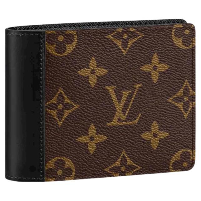 Louis Vuitton Brazza Wallet Blurry Monogram Brown in Coated Canvas