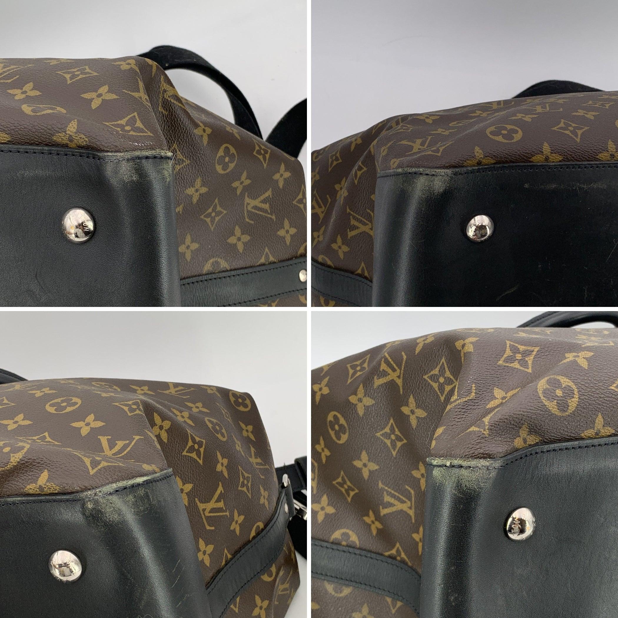 Louis Vuitton Monogram Macassar Neo Greenwich Travel Bag For Sale 1