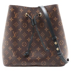 Louis Vuitton Monogram Macassar Neonoe Bucket Bag