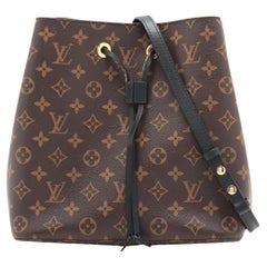 Louis Vuitton Monogram Macassar Neonoe Eimer Tasche