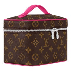 Louis Vuitton Monogram Macassar Nice Mini Vanity Case