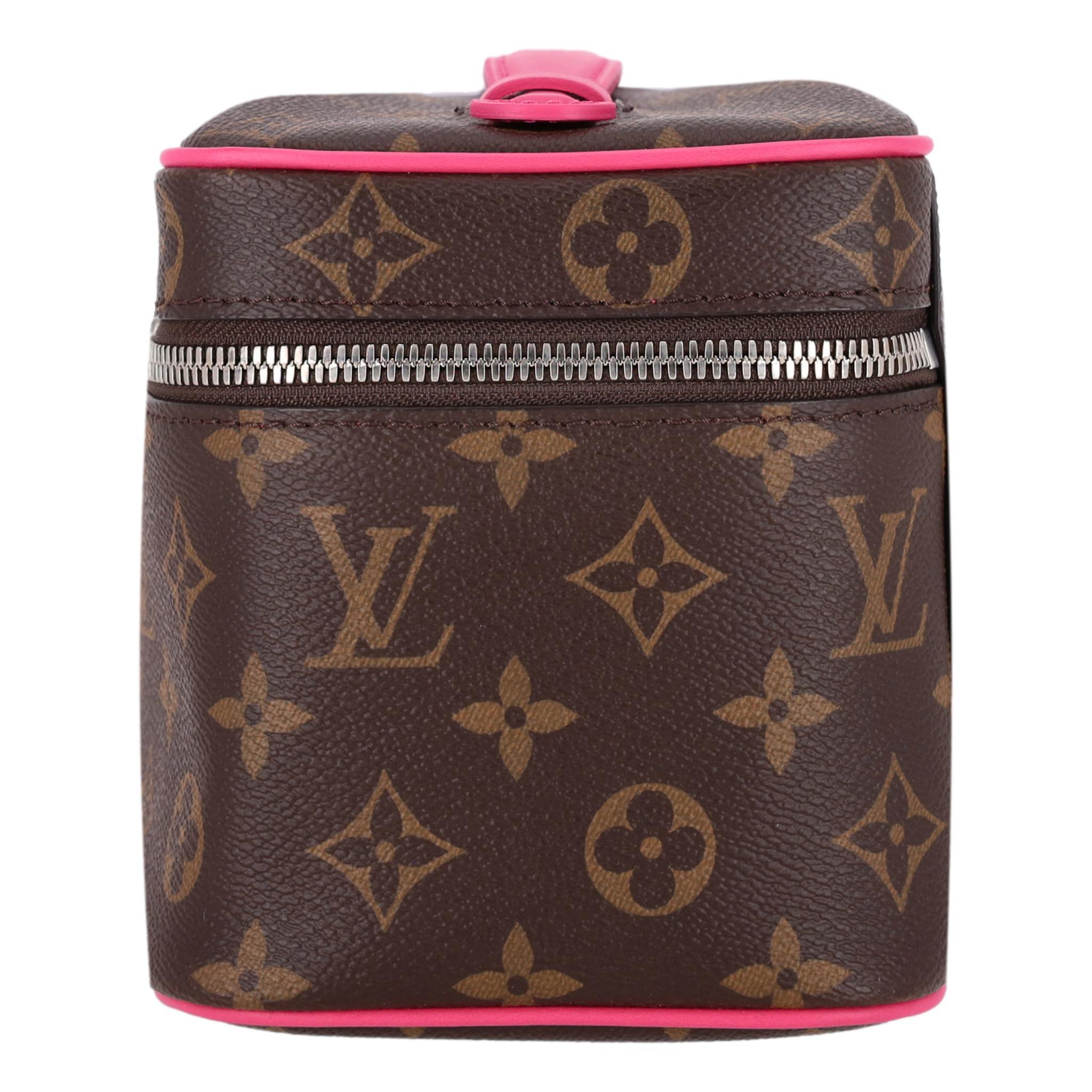 Louis Vuitton Monogram Macassar Nice Mini Vanity Case In Excellent Condition In London, GB