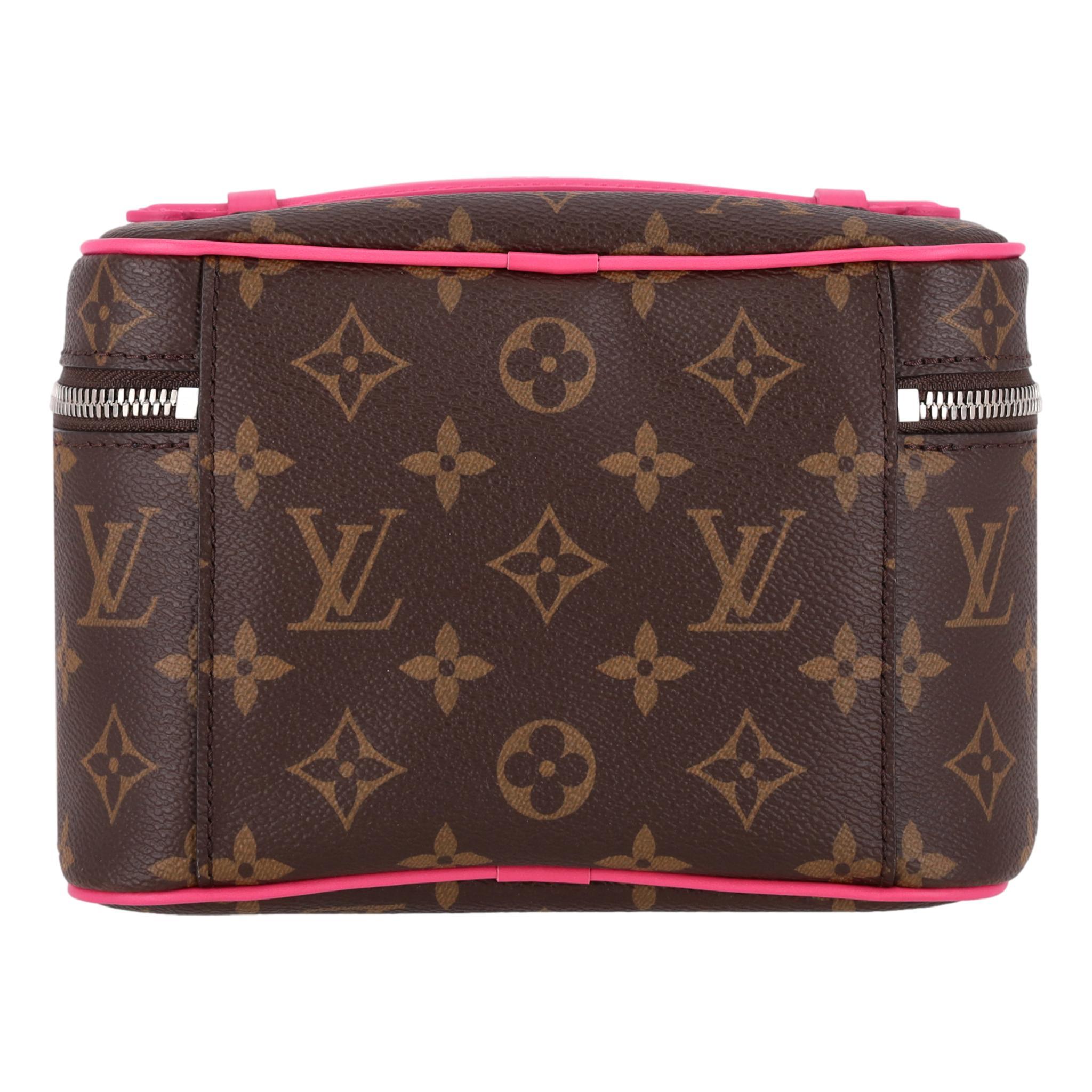 Women's Louis Vuitton Monogram Macassar Nice Mini Vanity Case