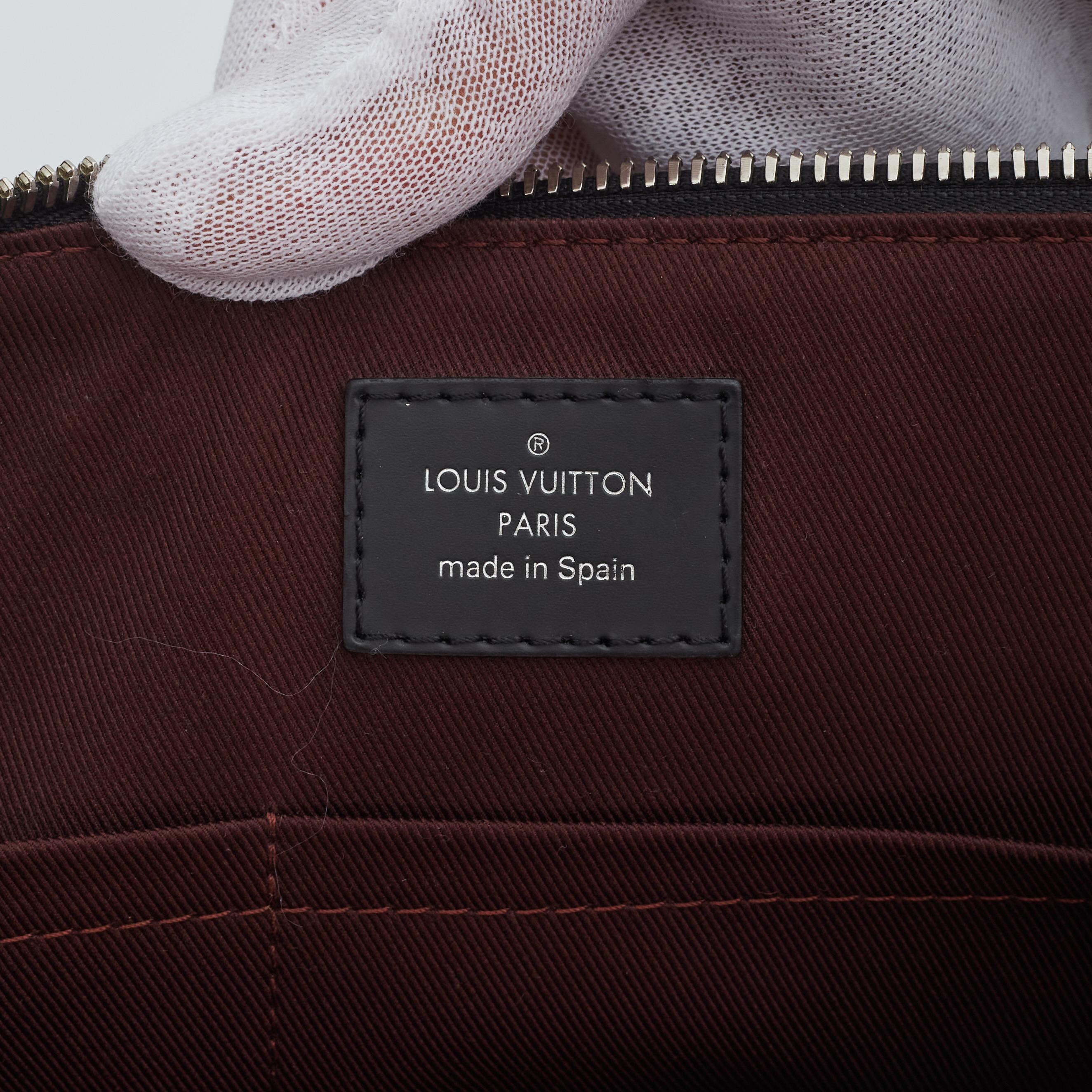 Louis Vuitton Monogram Macassar Porte-documents Jour Briefcase For Sale 1