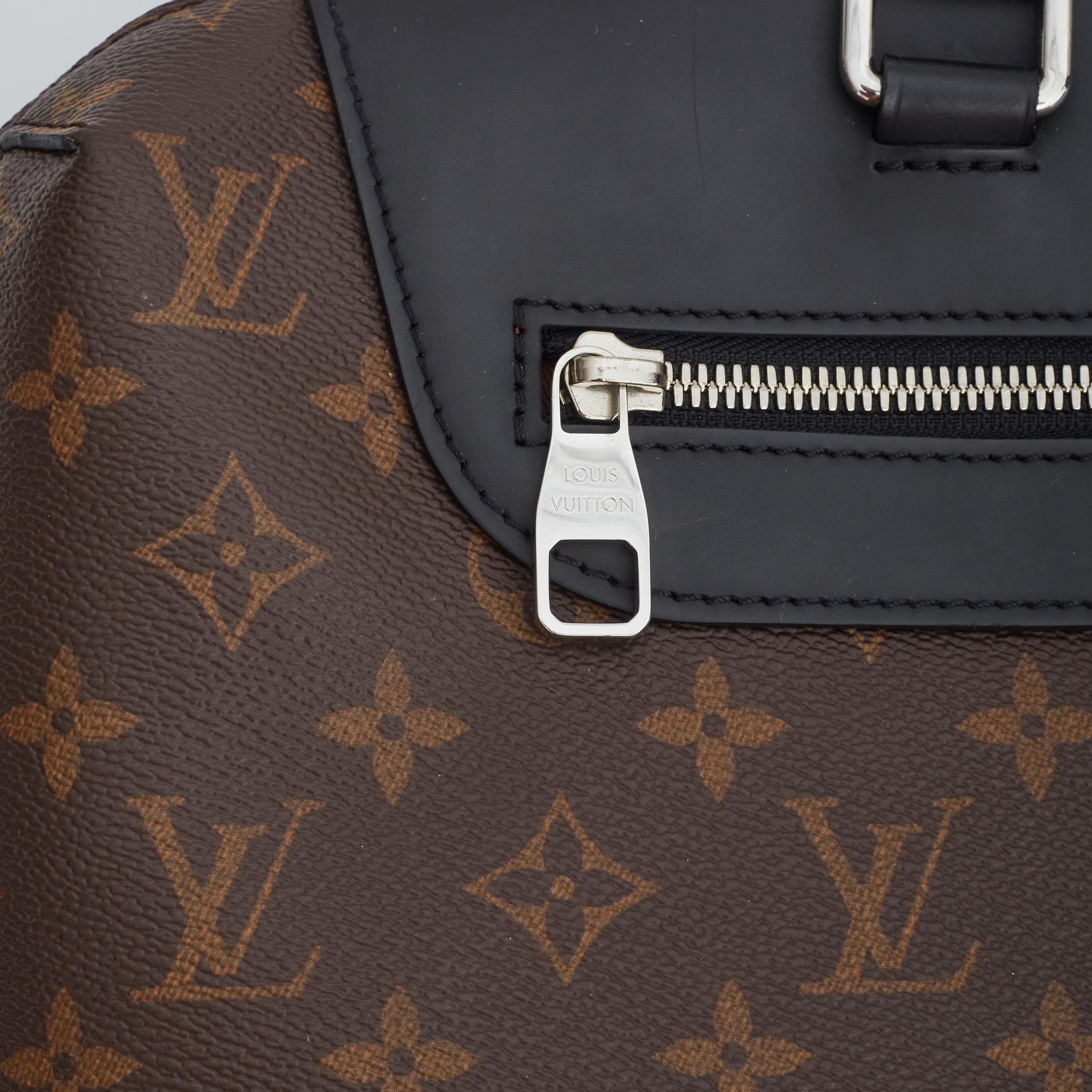 Louis Vuitton Monogram Macassar Porte-documents Jour Briefcase For Sale 3
