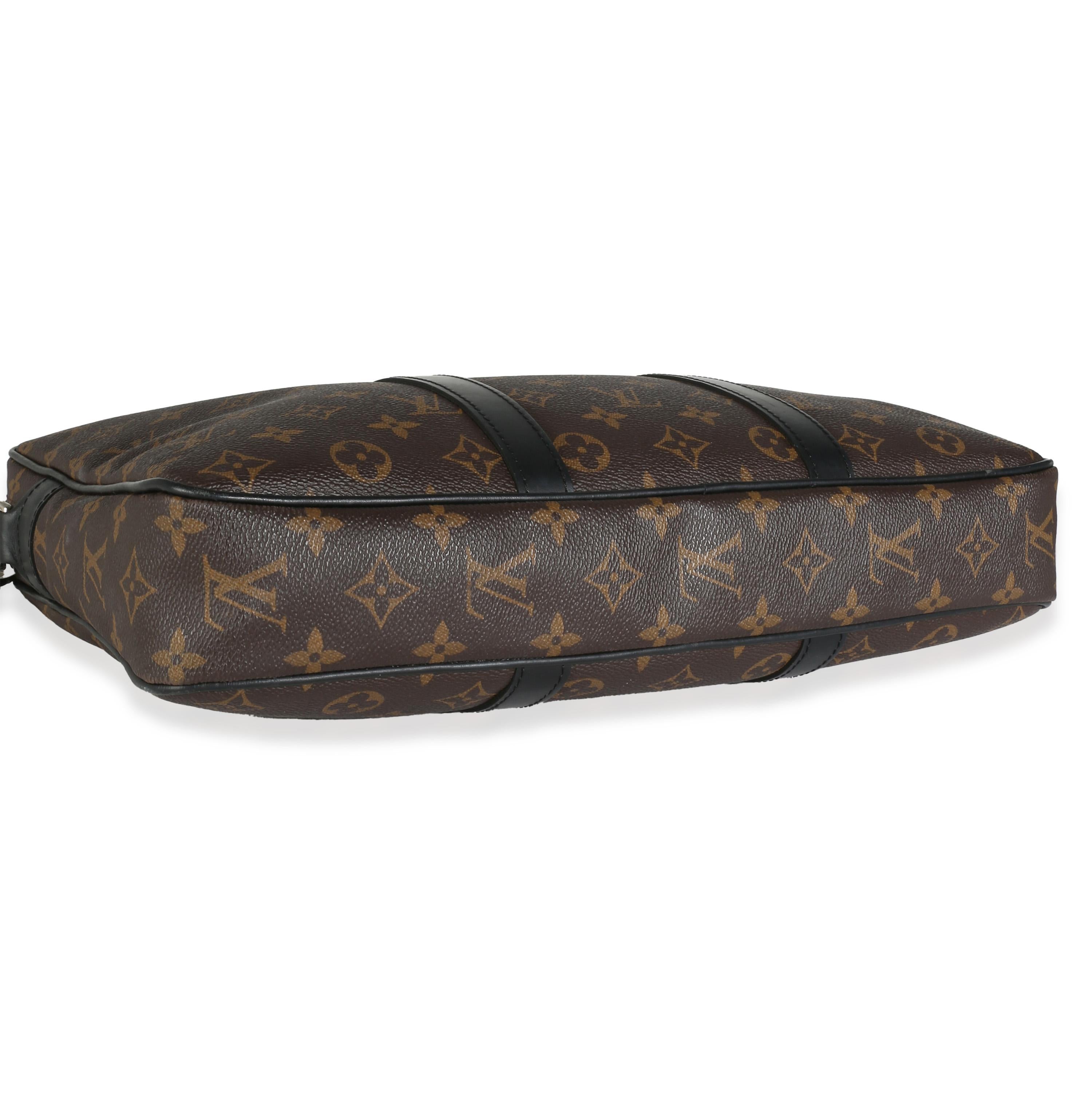 Louis Vuitton Monogramm Makassar Porte Documents Voyage PM im Angebot 1