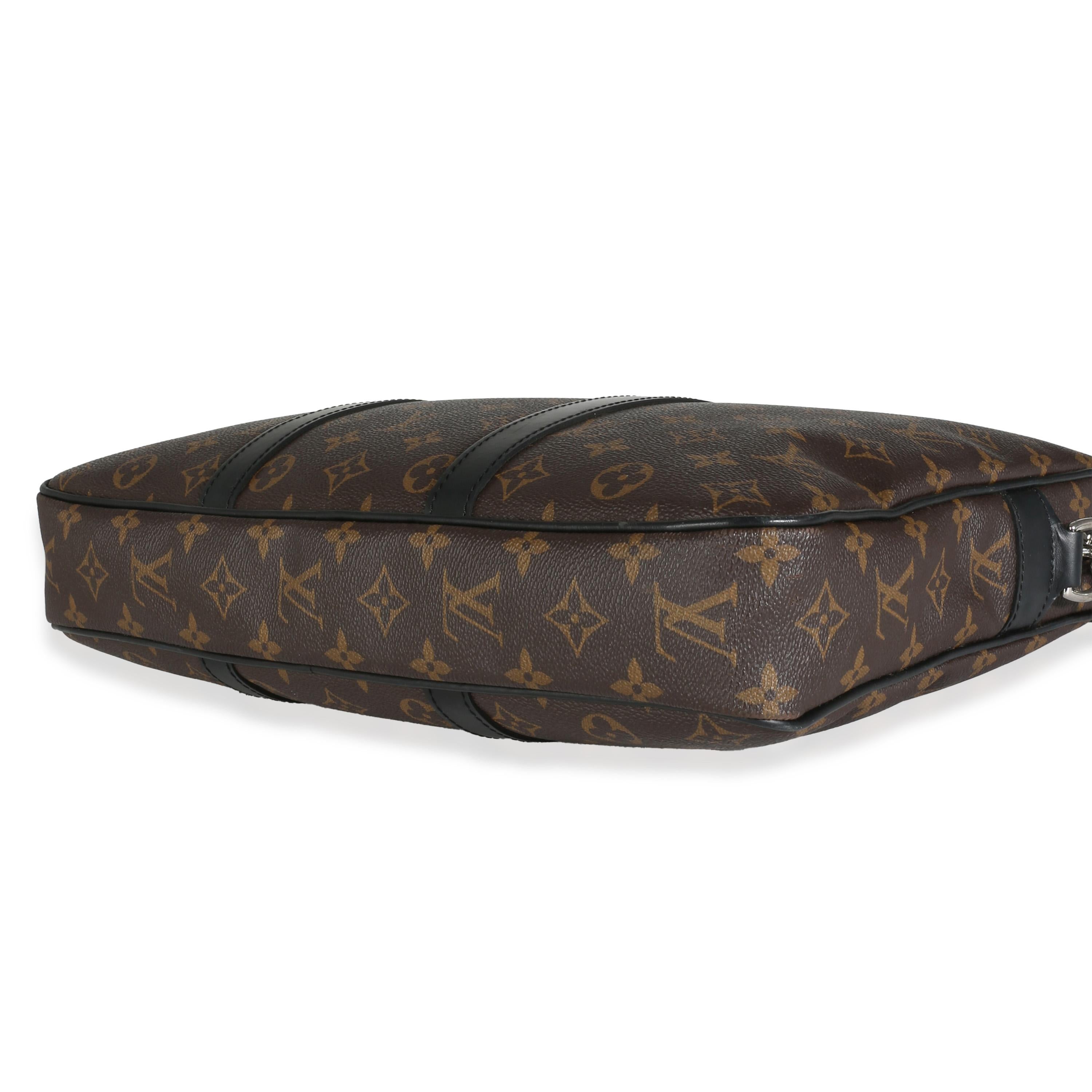 Louis Vuitton Monogramm Makassar Porte Documents Voyage PM im Angebot 2