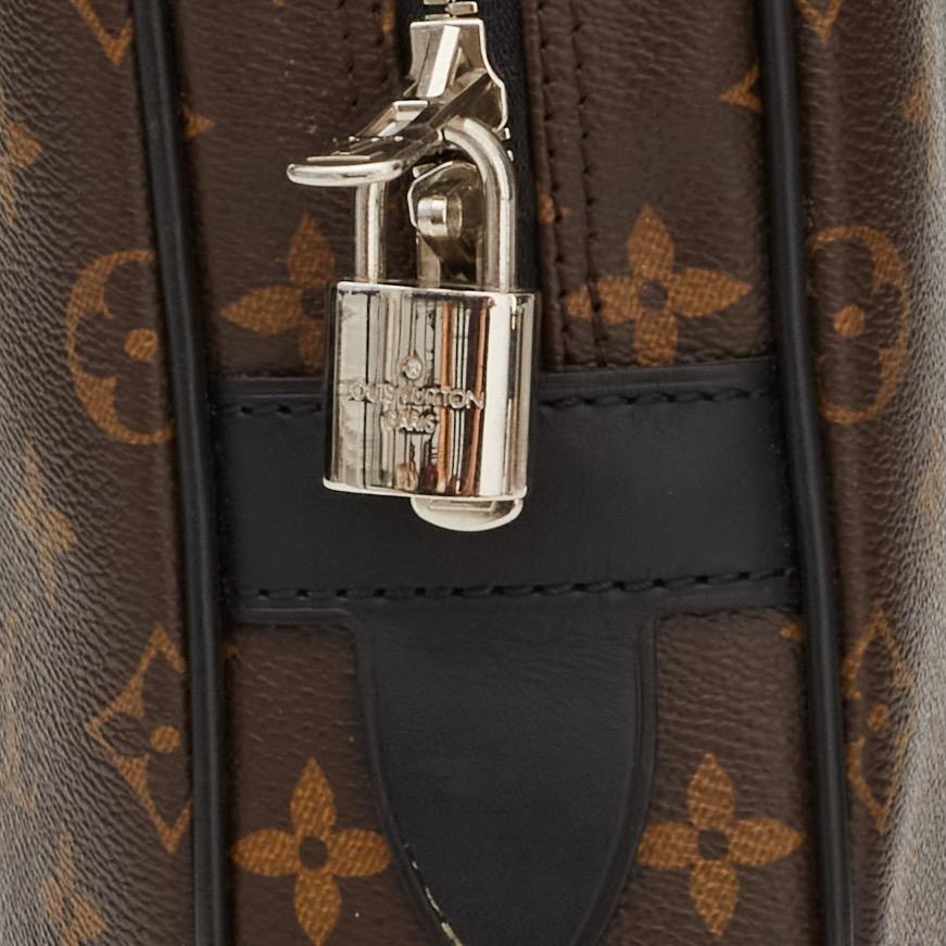 Louis Vuitton Monogram Macassar Porte Documents Voyage Soft Briefcase Bag (2011) 1