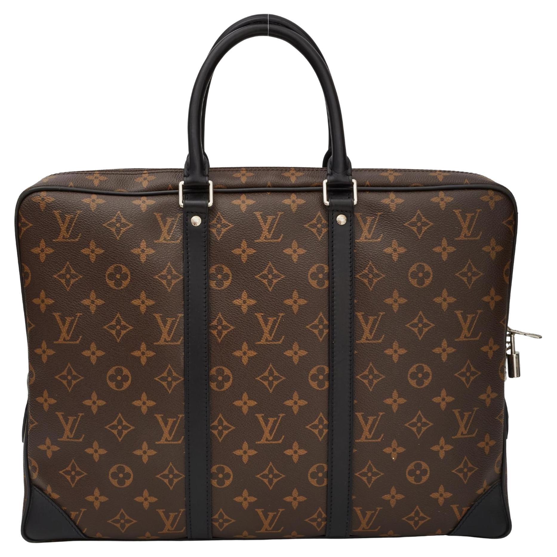 Louis Vuitton Monogram Pilot or Doctor's Briefcase, Louis vuitton Serviette  For Sale at 1stDibs