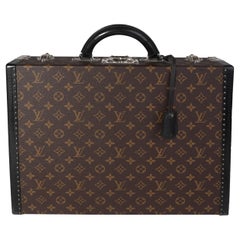 2019 Louis Vuitton Brown Monogram Coated Canvas and Vachetta Leather  Valisette PM For Sale at 1stDibs