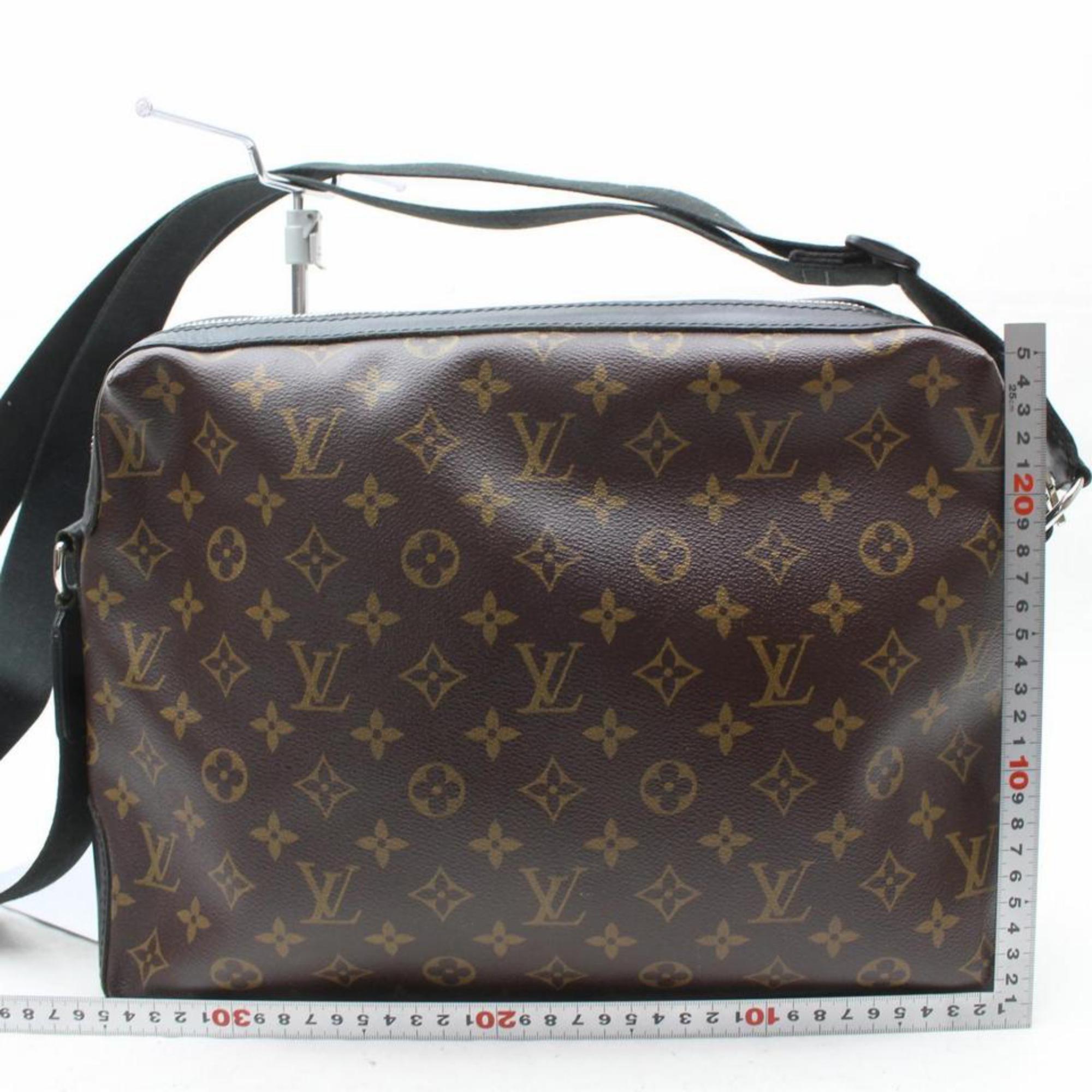 Black Louis Vuitton Monogram Macassar Torres Messnger 869186 Brown Cross Body Bag For Sale
