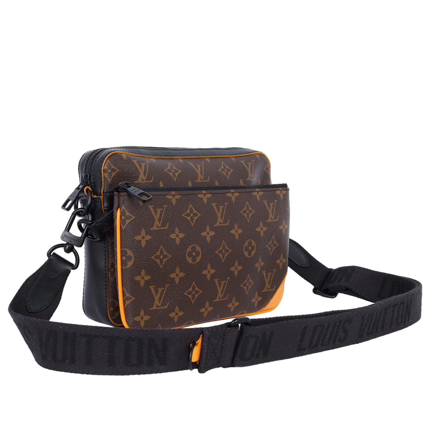 Louis Vuitton Monograma Macassar Trio Messenger Amarillo Sol Radiante en Bueno Estado en Salt Lake Cty, UT