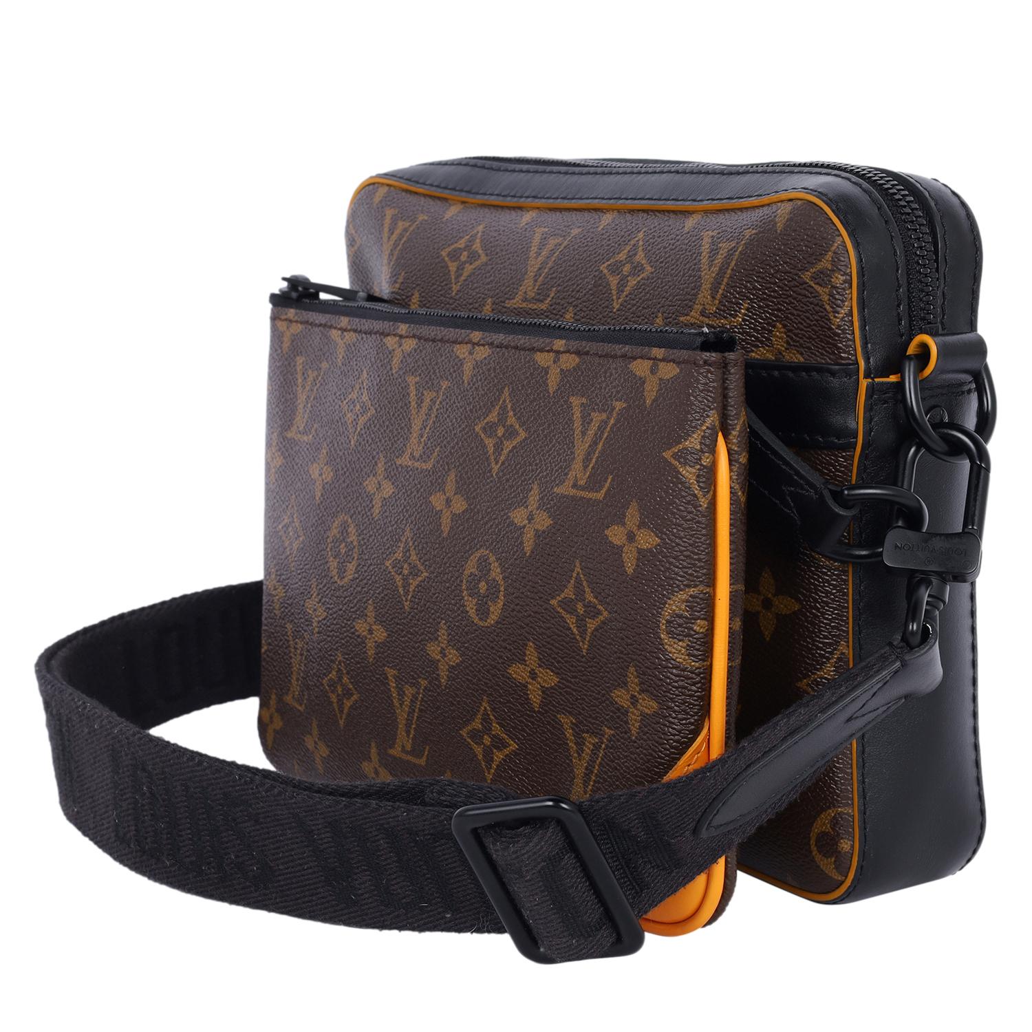 Louis Vuitton Monograma Macassar Trio Messenger Amarillo Sol Radiante 1