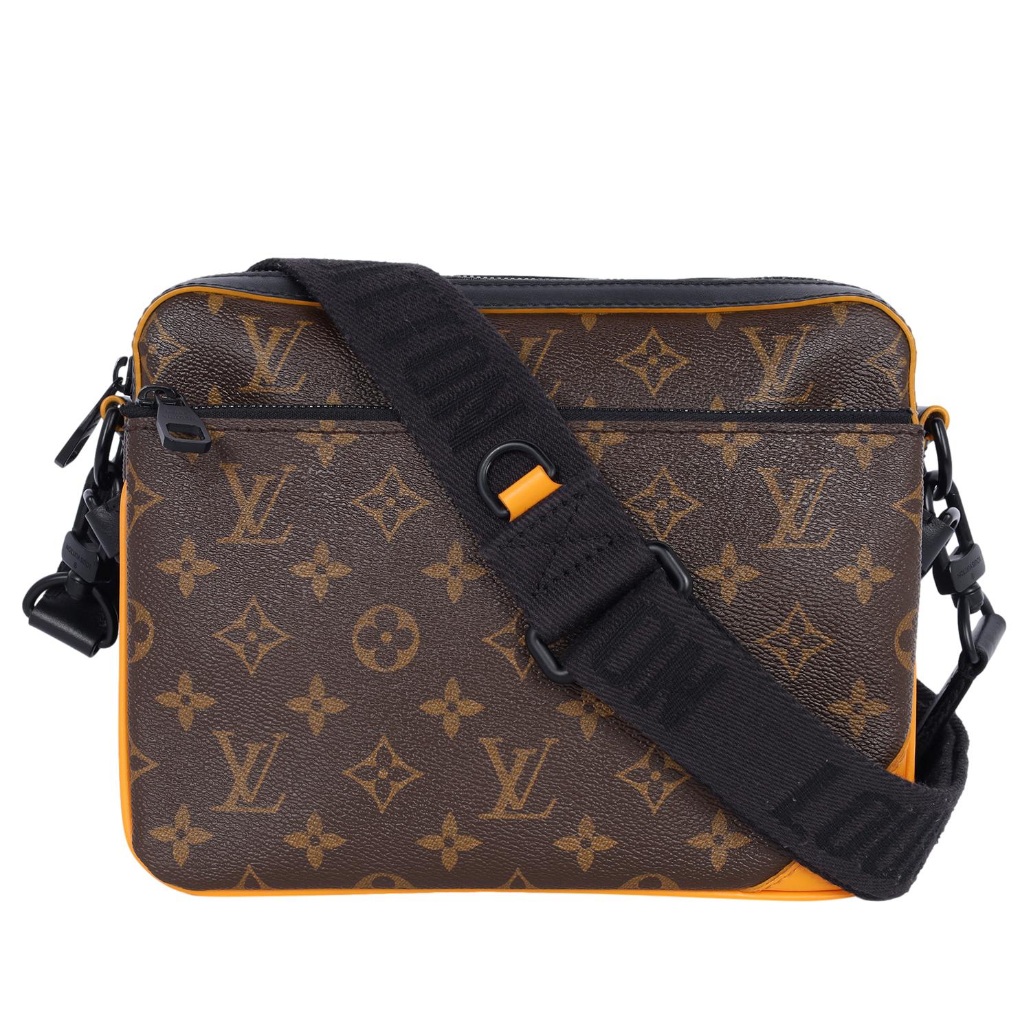 Louis Vuitton Monograma Macassar Trio Messenger Amarillo Sol Radiante 2
