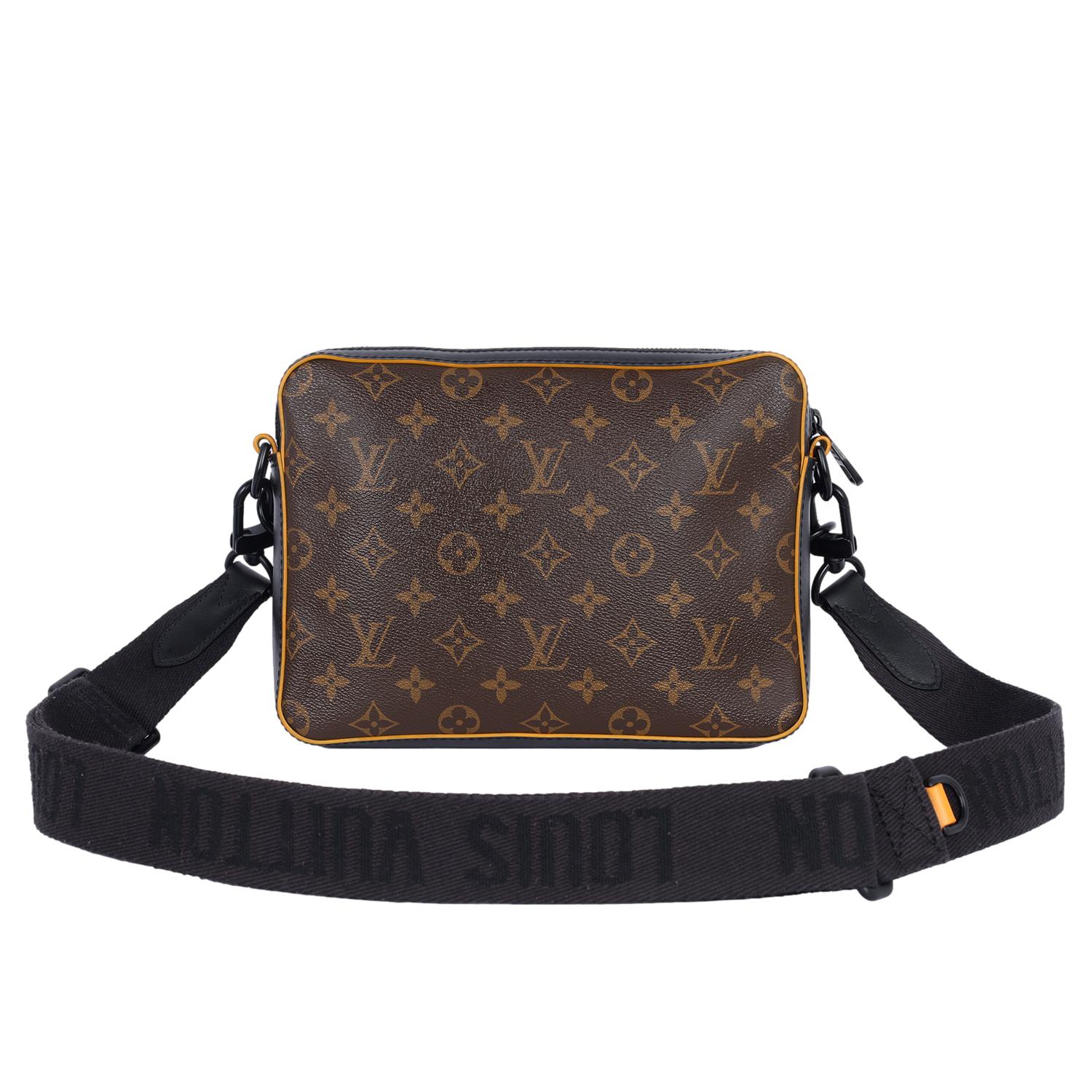 Louis Vuitton Monograma Macassar Trio Messenger Amarillo Sol Radiante 3