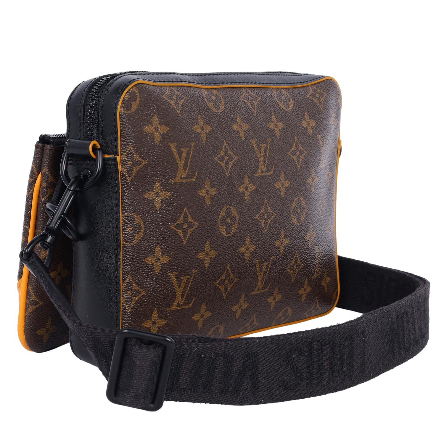Louis Vuitton Monograma Macassar Trio Messenger Amarillo Sol Radiante 4