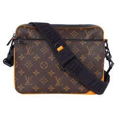 Louis Vuitton Monograma Macassar Trio Messenger Amarillo Sol Radiante