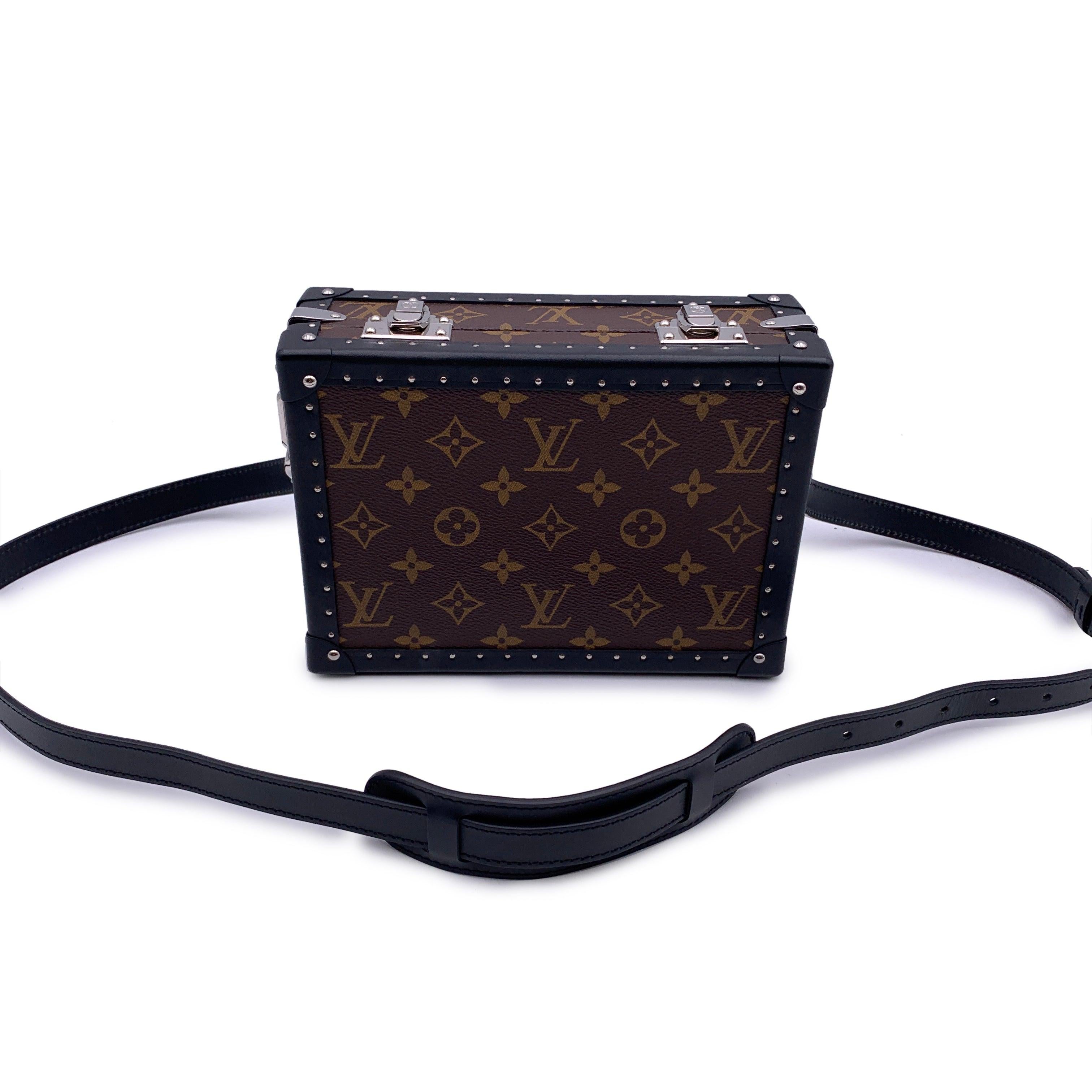 Louis Vuitton Monogram Maccassar Clutch Box Shoulder Bag M20252 In Excellent Condition In Rome, Rome