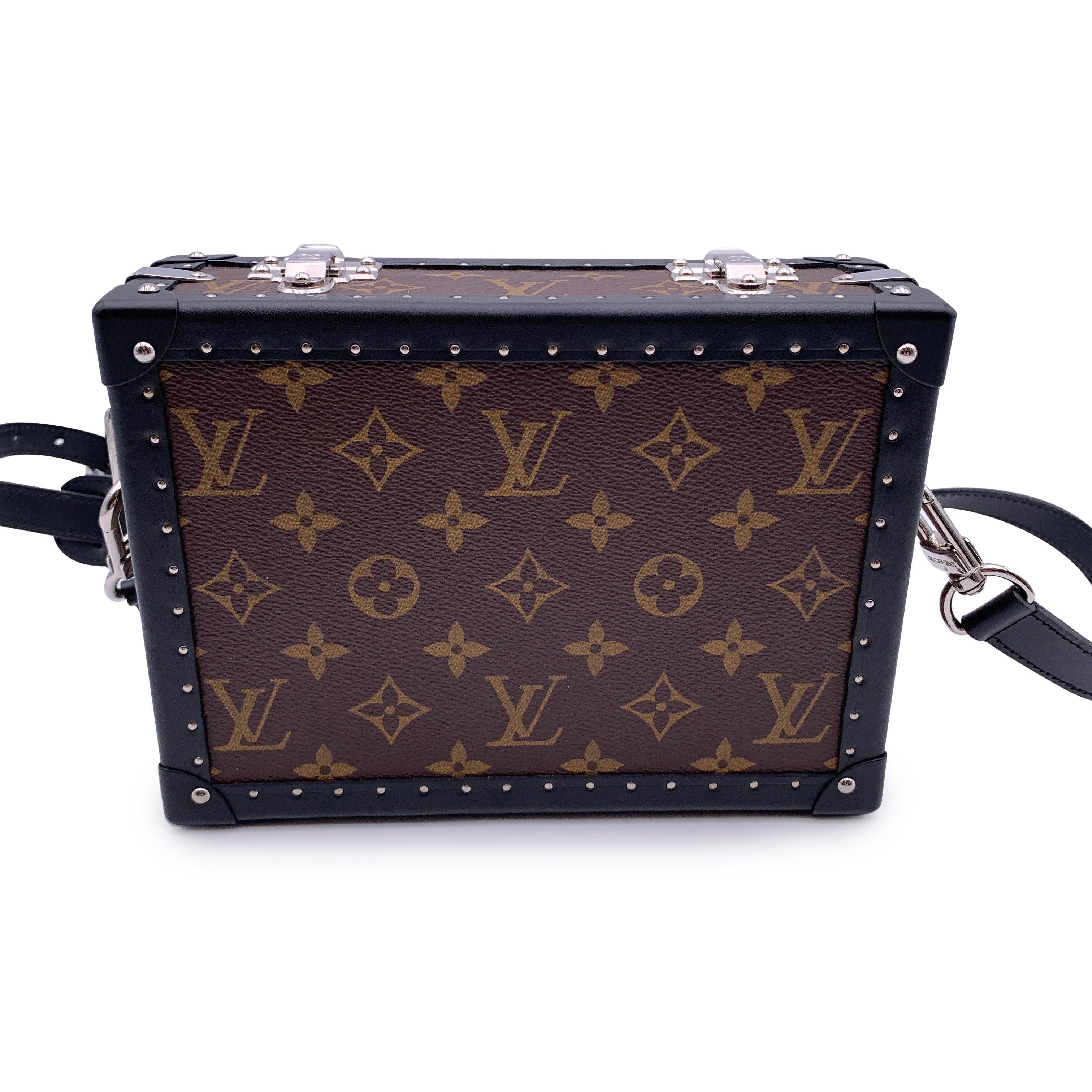 Women's or Men's Louis Vuitton Monogram Maccassar Clutch Box Shoulder Bag M20252