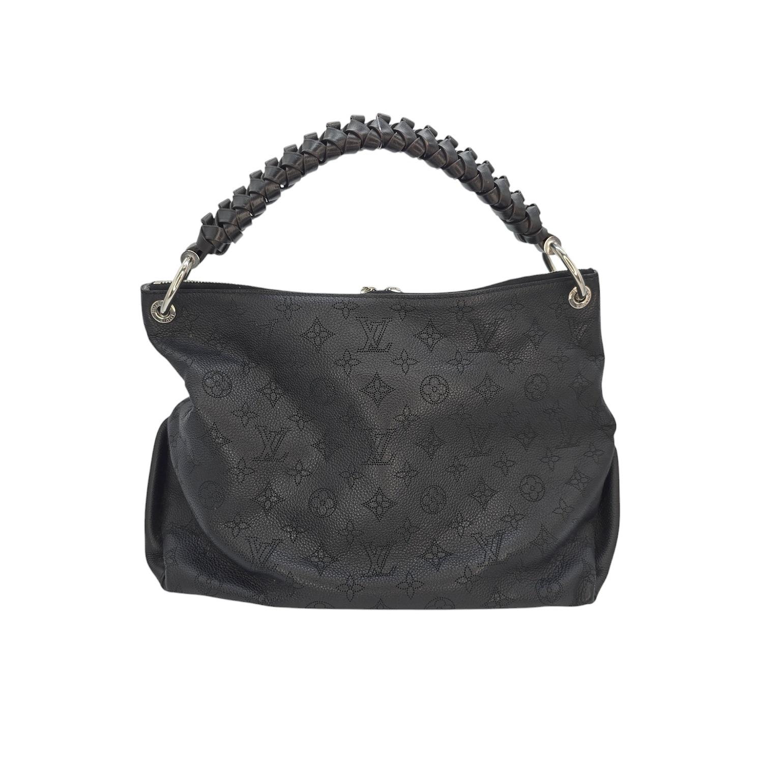 Louis Vuitton Monogram Mahina Beaubourg MM Hobo In Good Condition In Scottsdale, AZ