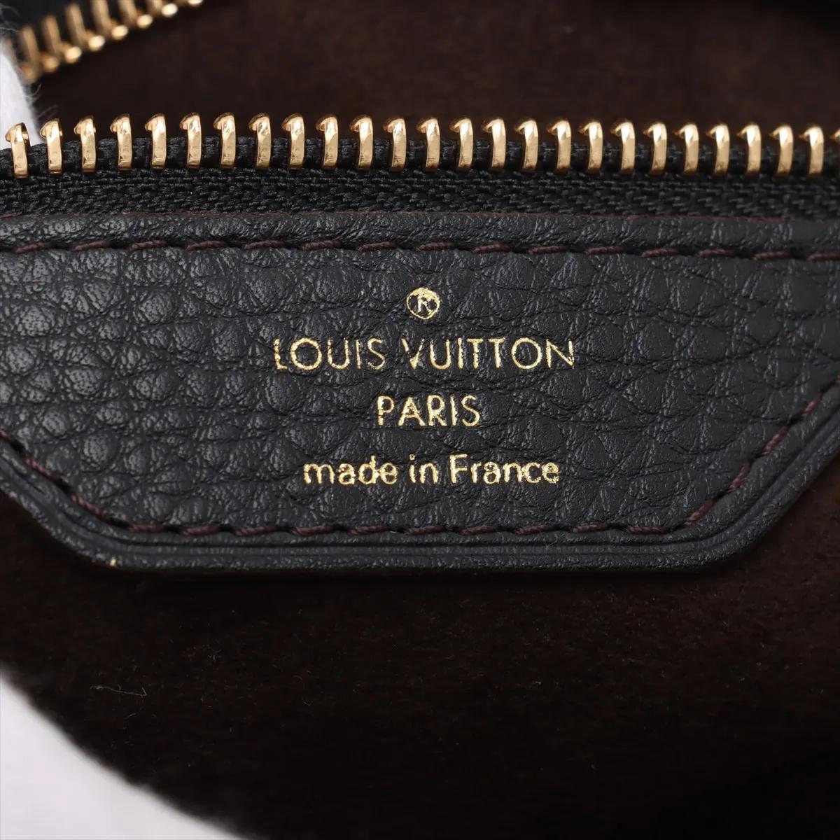 Louis Vuitton Monogram Mahina Cirrus PM Nero in vendita 6